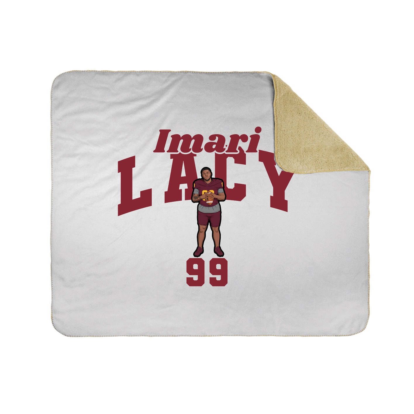 Throw Blanket — Signature Arch in White