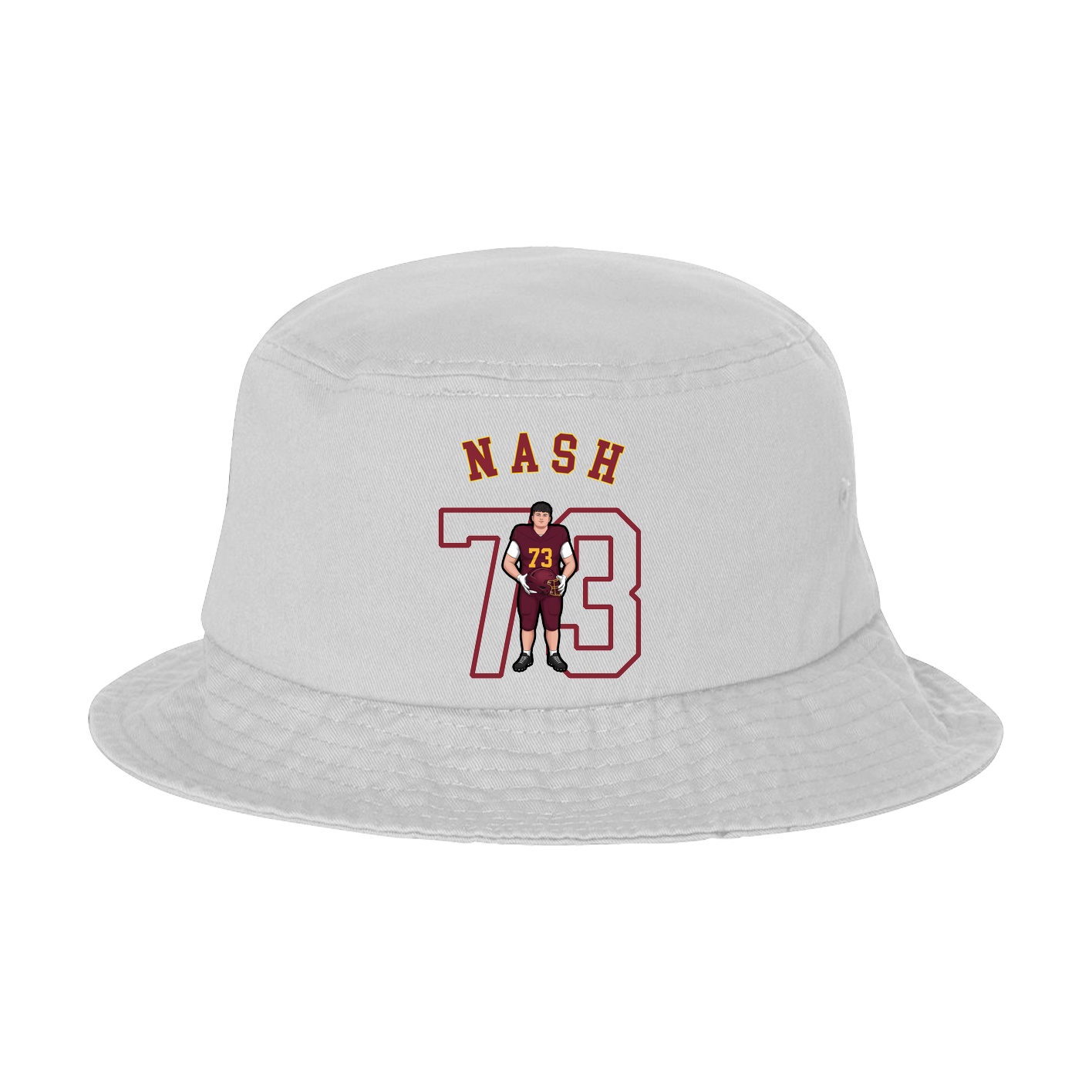 Bucket Cap — Shirsey Arch in White