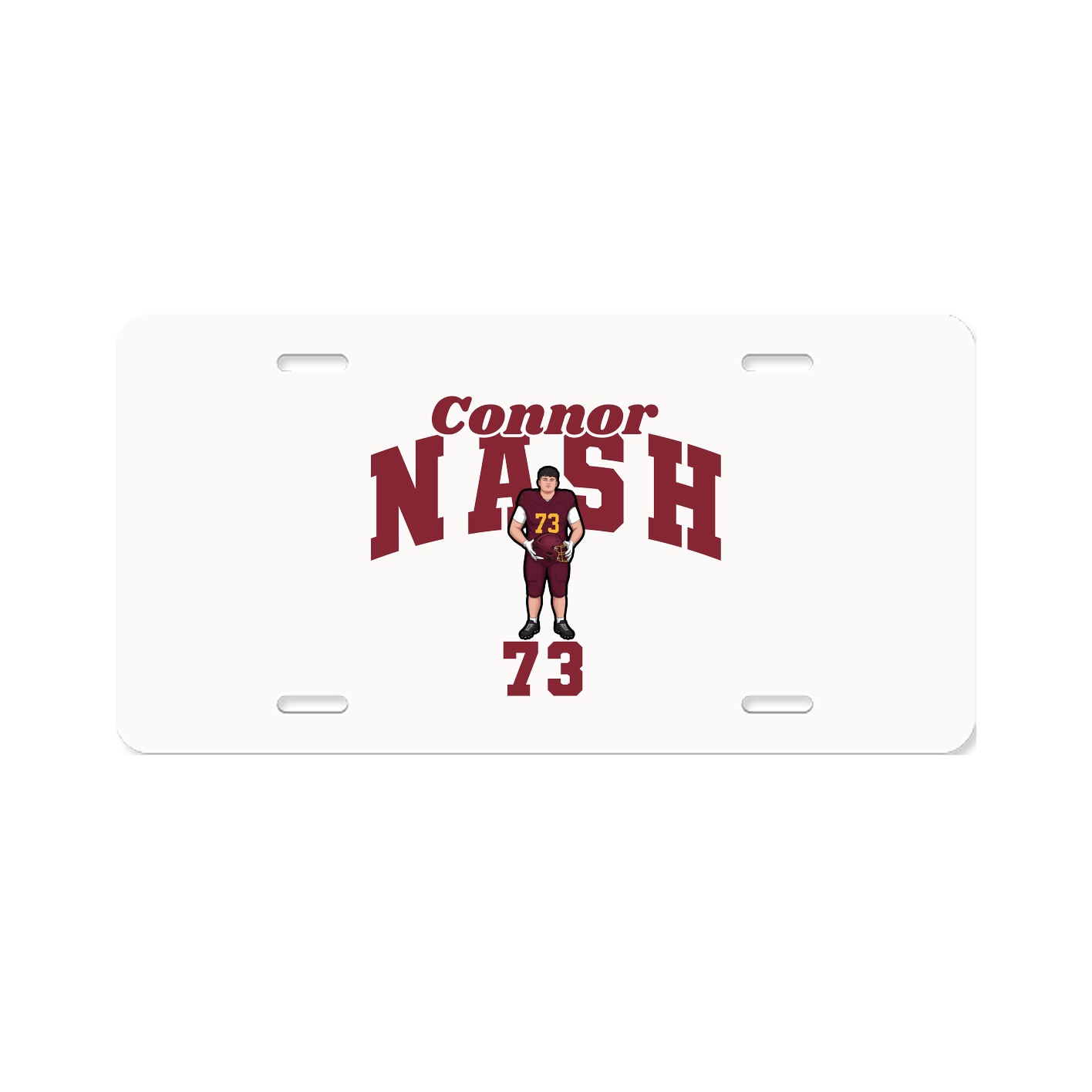 License Plate — Signature Arch in Classic