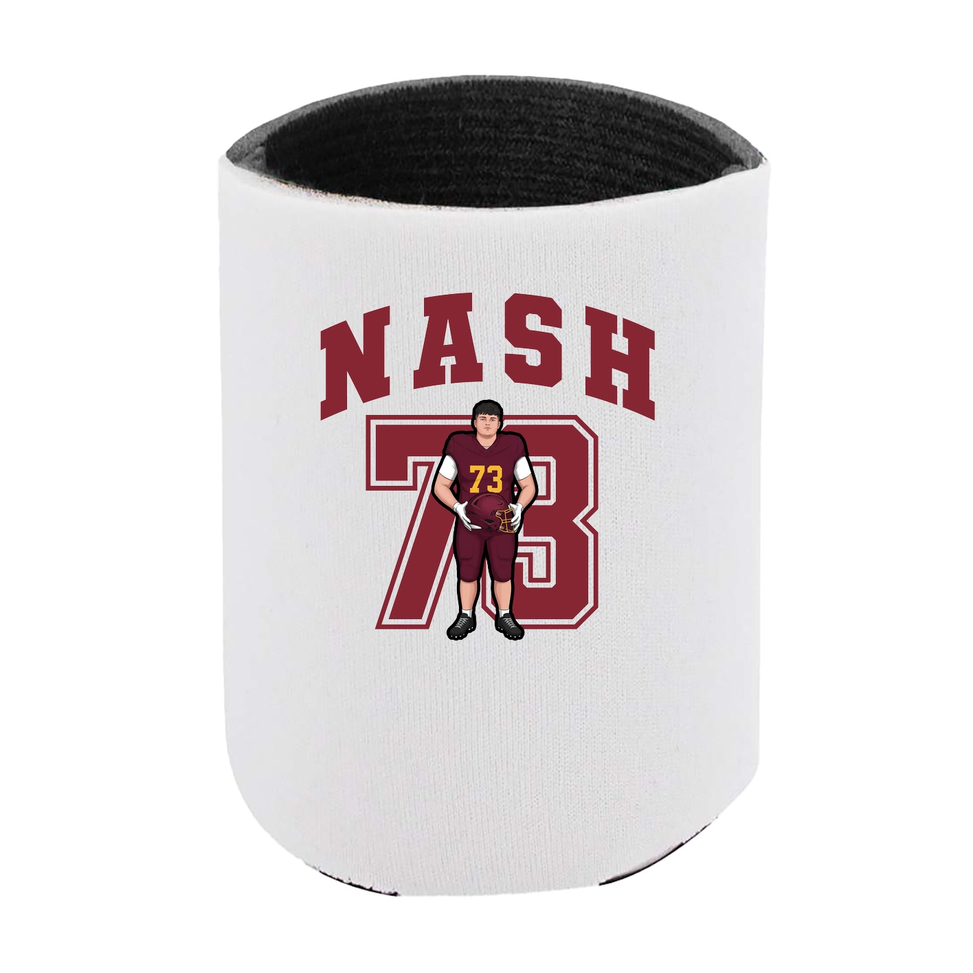 Can Holder — Number in White