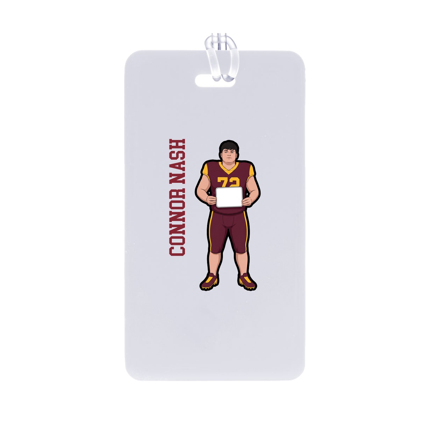 Bag Tag — Name Vertical in Classic