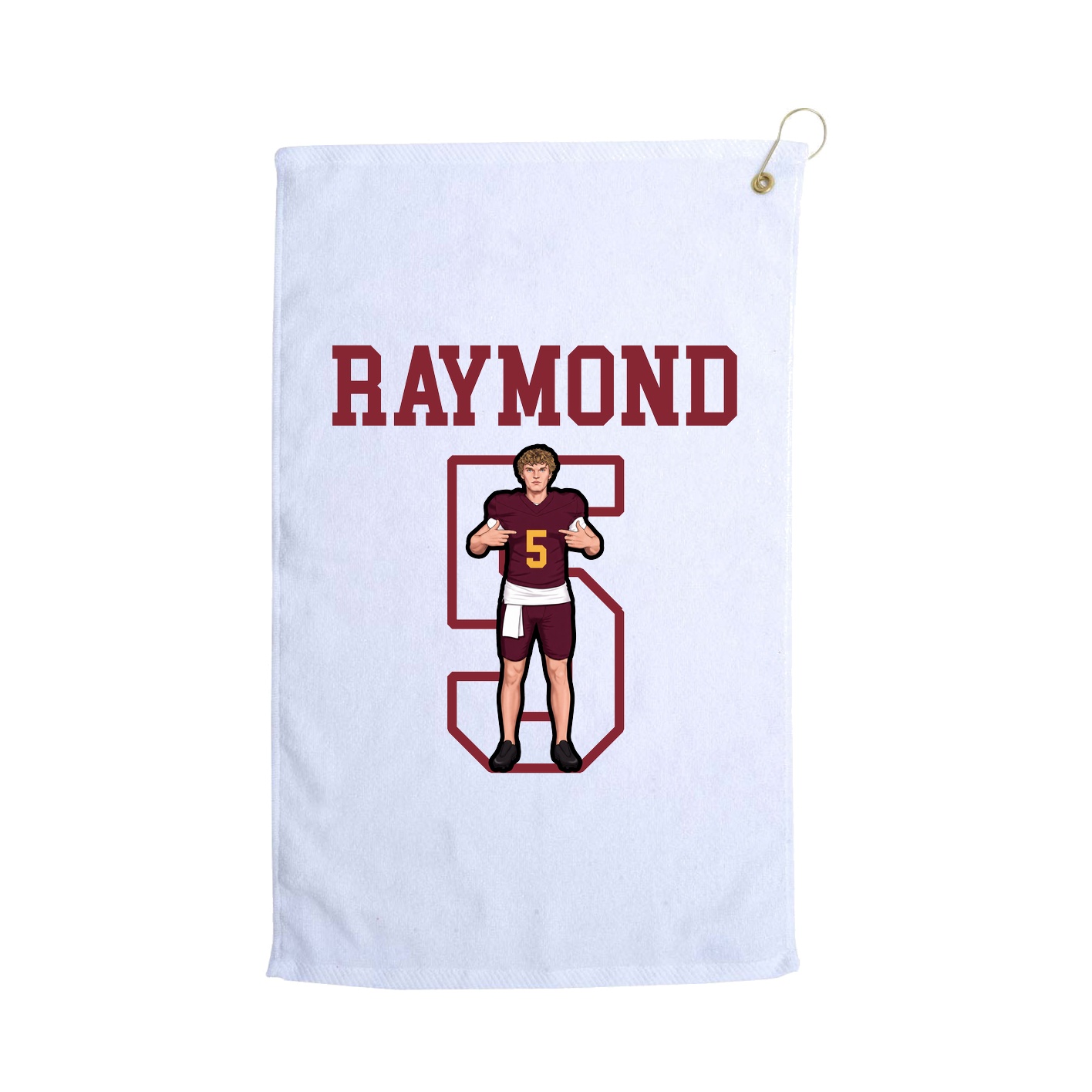 Golf Towel — Shirsey in White