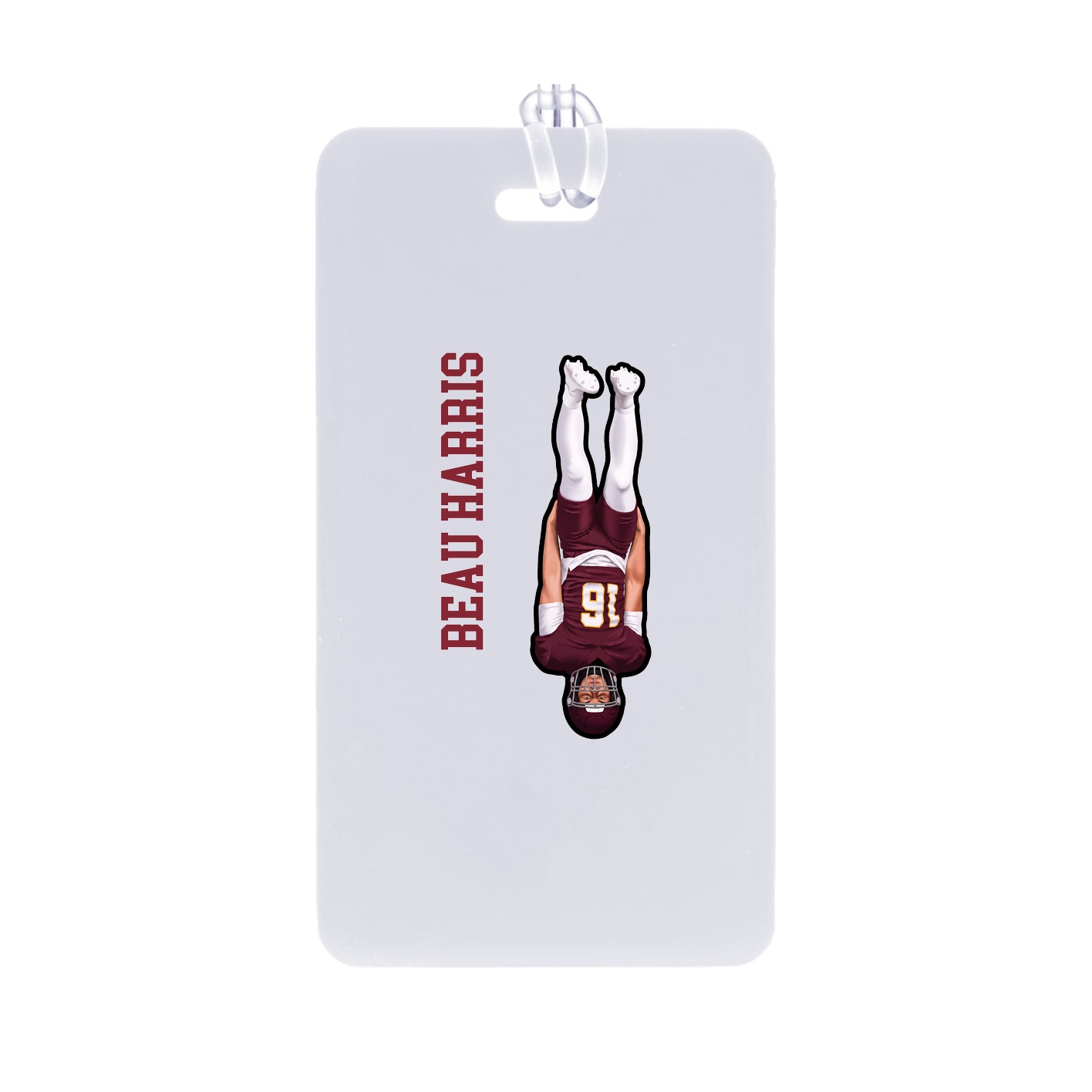 Bag Tag — Name Vertical in Classic