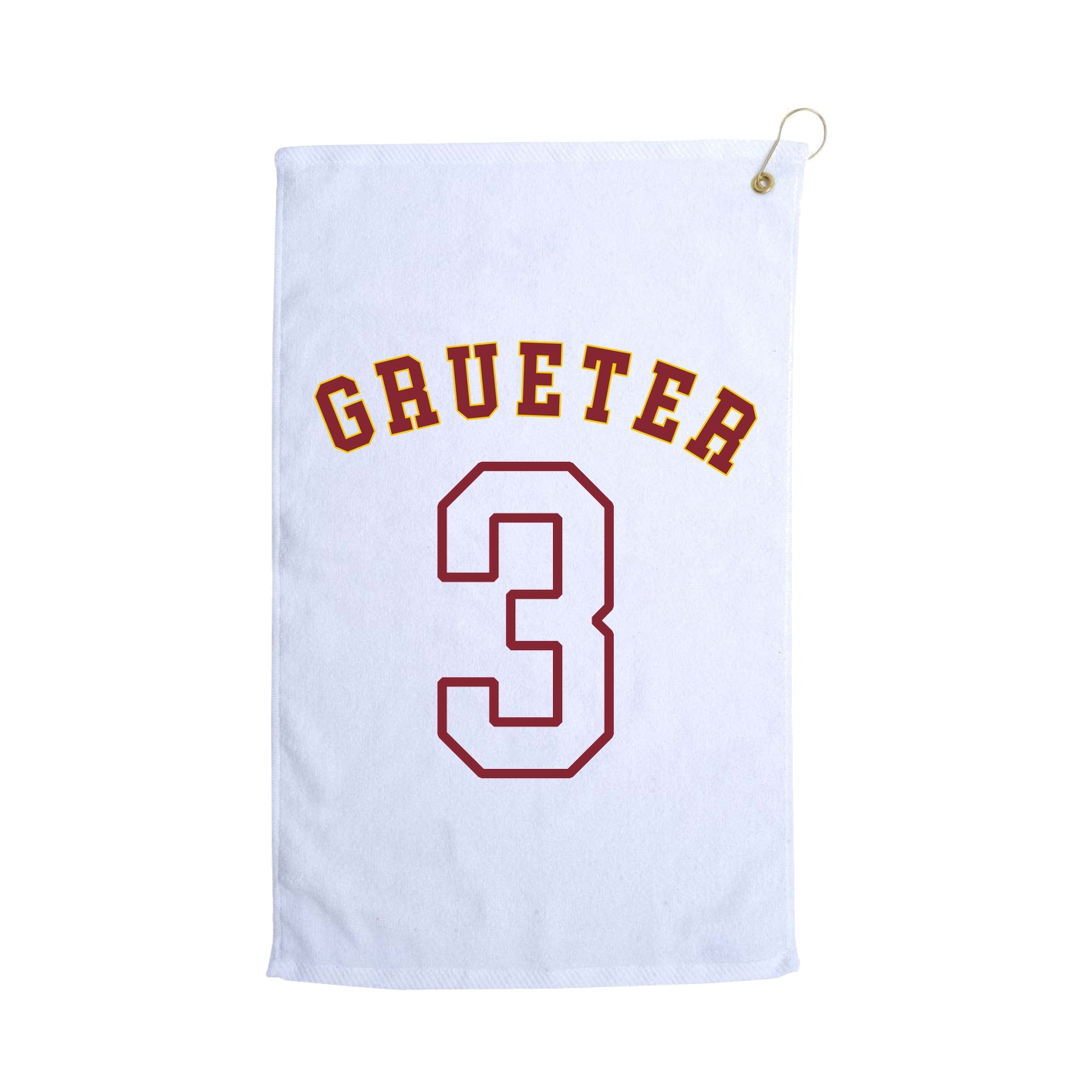 Golf Towel — Shirsey Arch in White