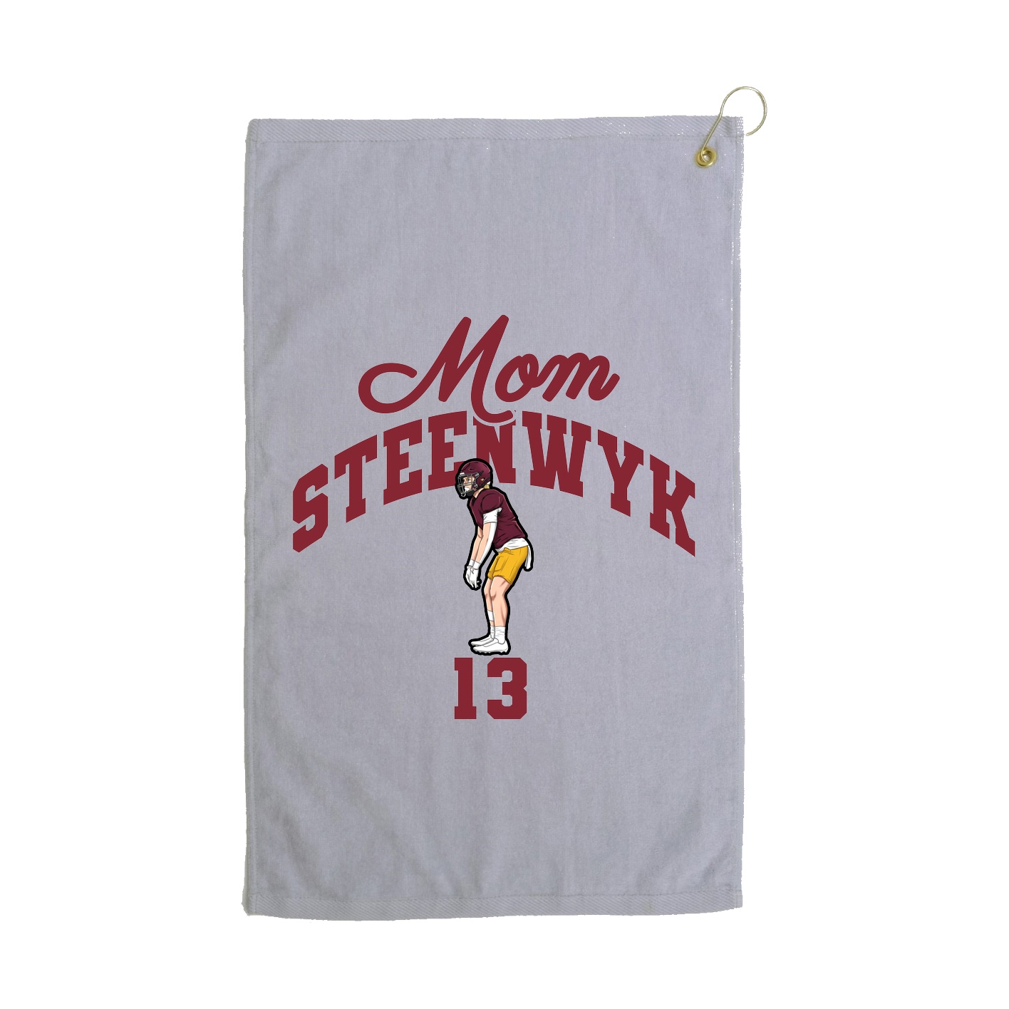 Golf Towel — Mothers Day Arch in Grey
