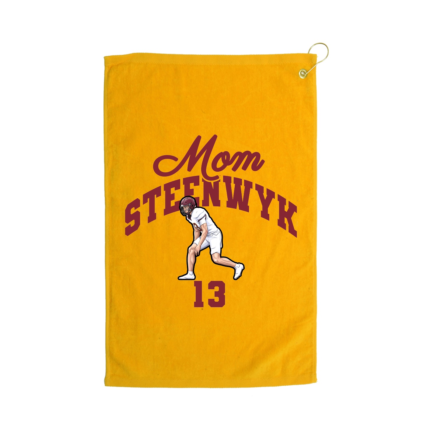 Golf Towel — Mothers Day Arch in Gold