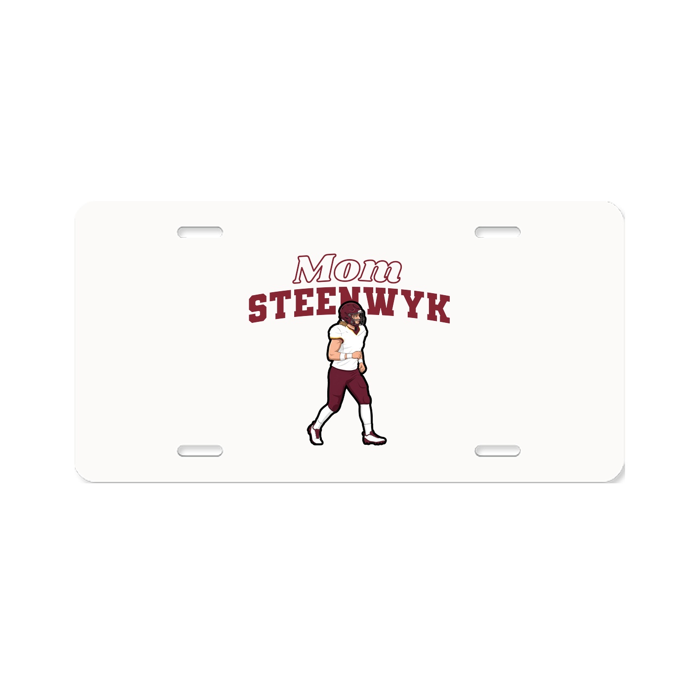License Plate — Mothers Day Block in Classic