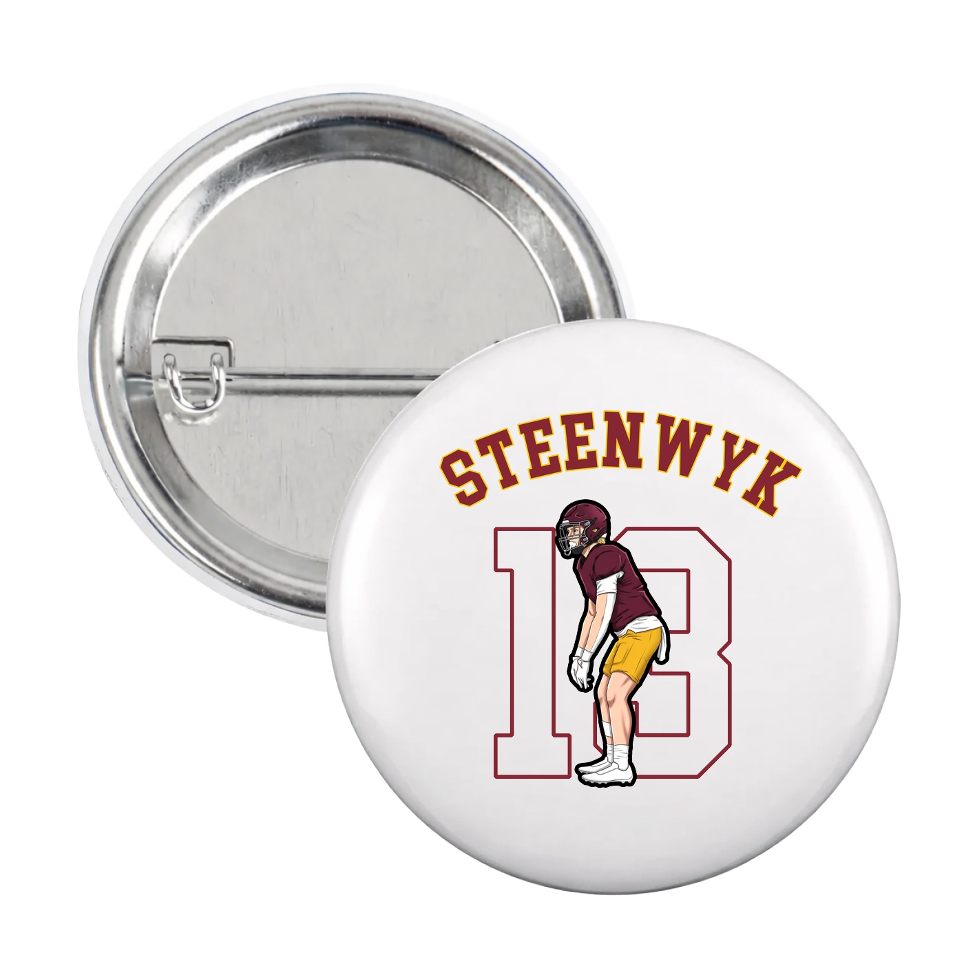 Game Day Button — Shirsey Arch in White