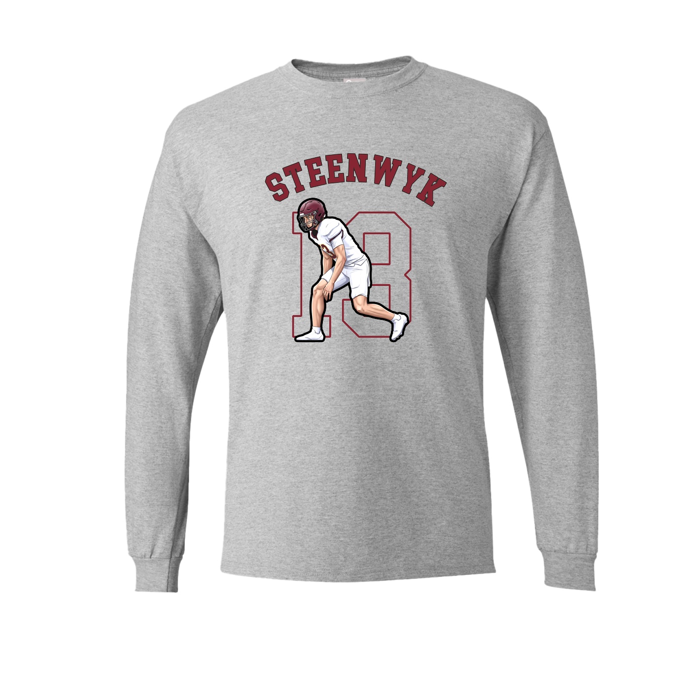 Long Sleeve Tee — Shirsey Arch in Grey
