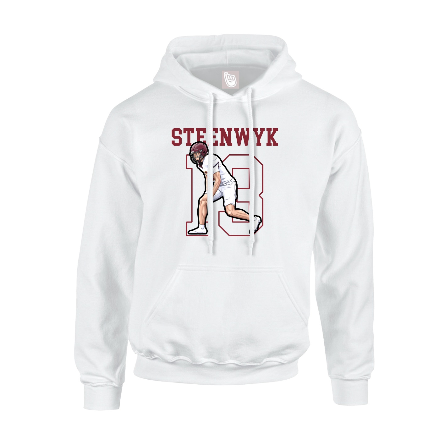 Hoodie — Shirsey in White