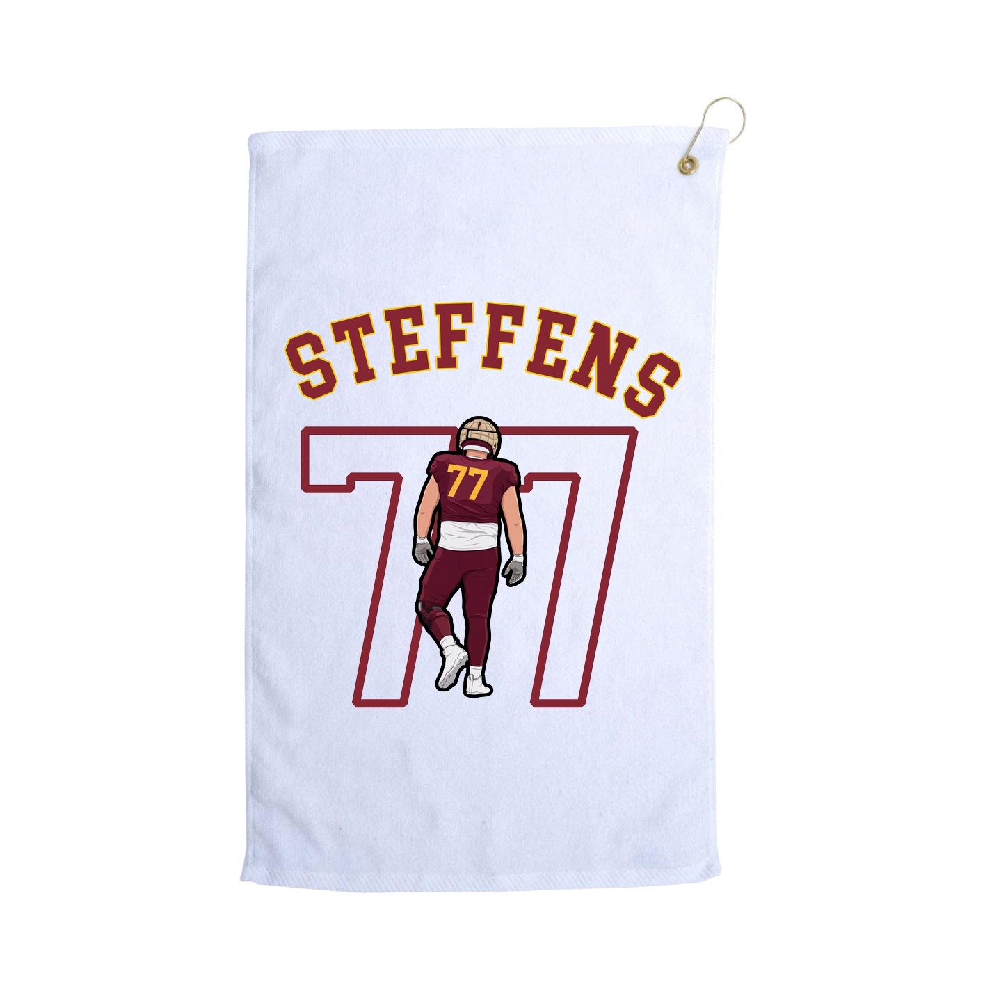Golf Towel — Shirsey Arch in White