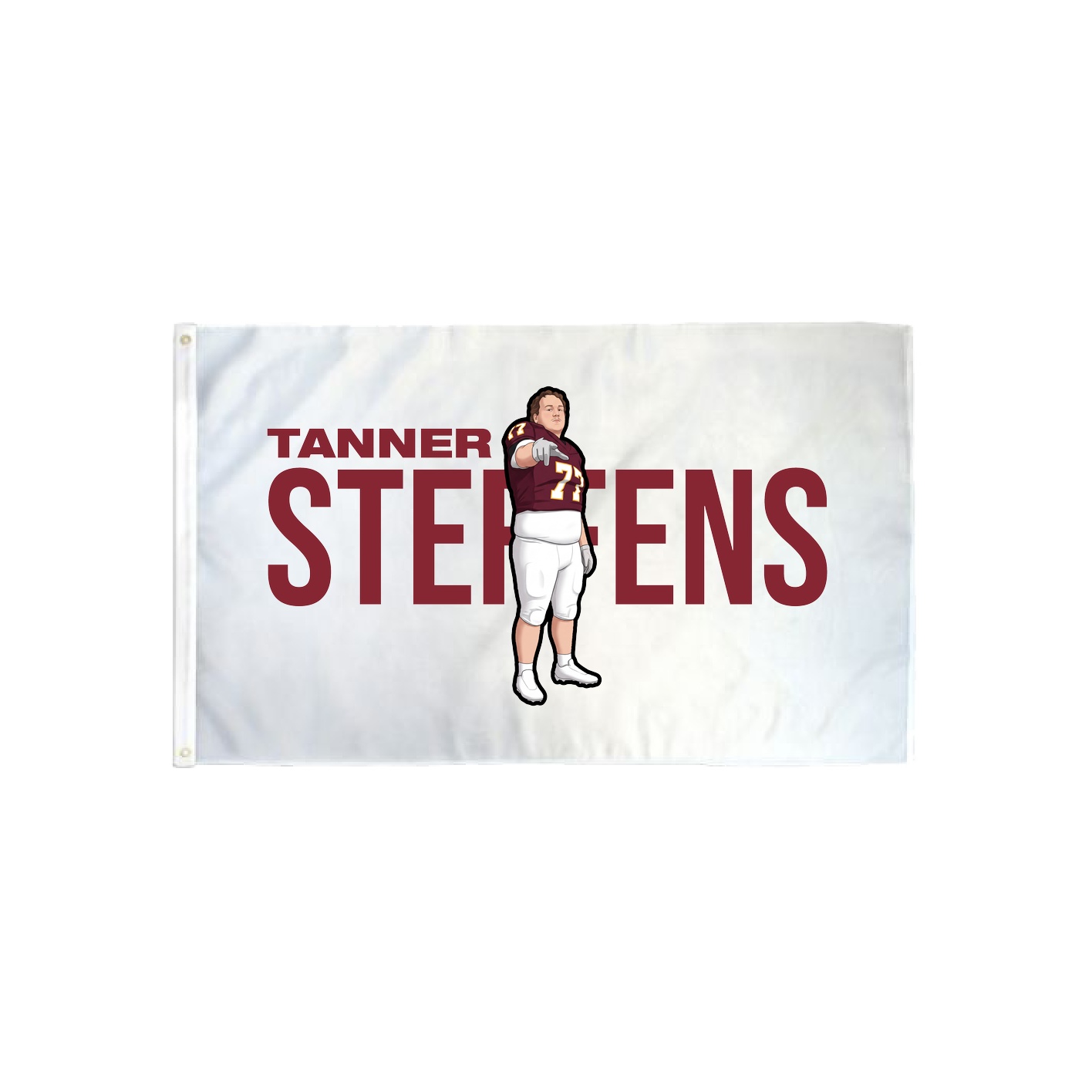 3x5 Flag — Player Name in Classic