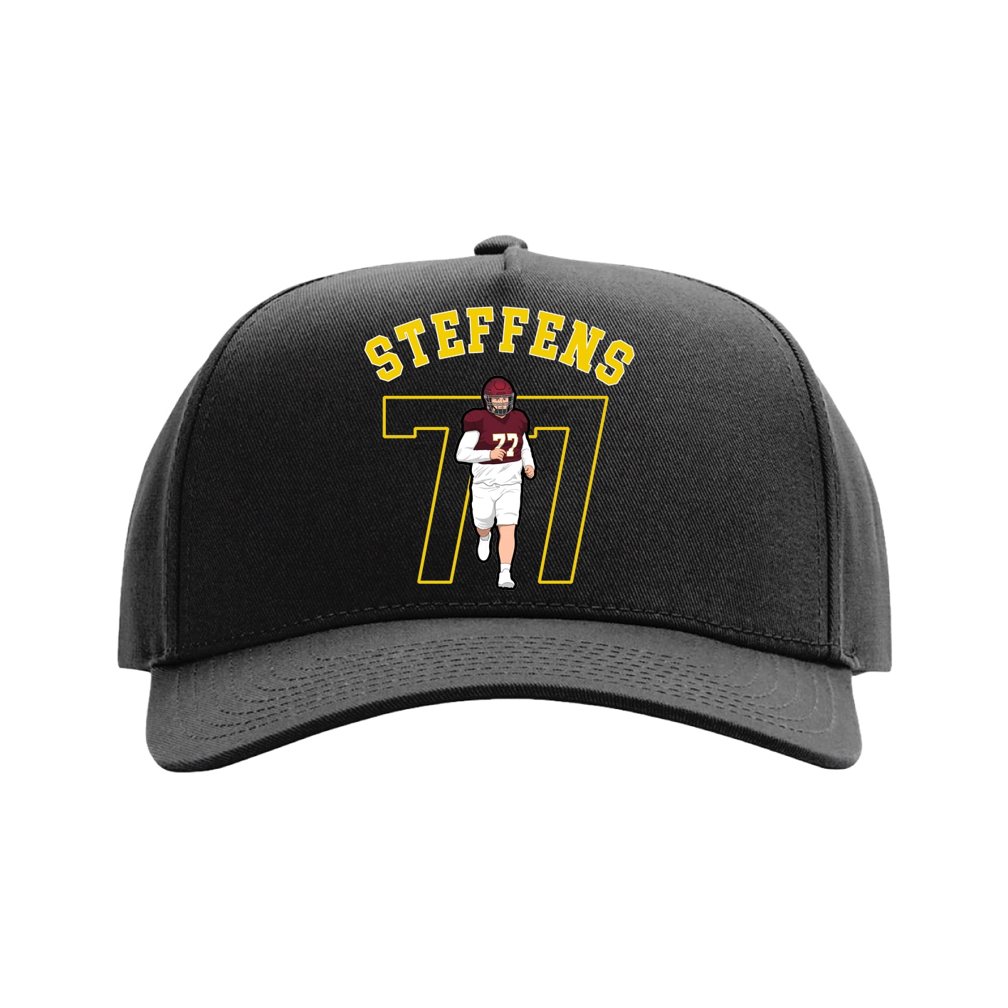 Full Fabric Five-Panel Champ Cap