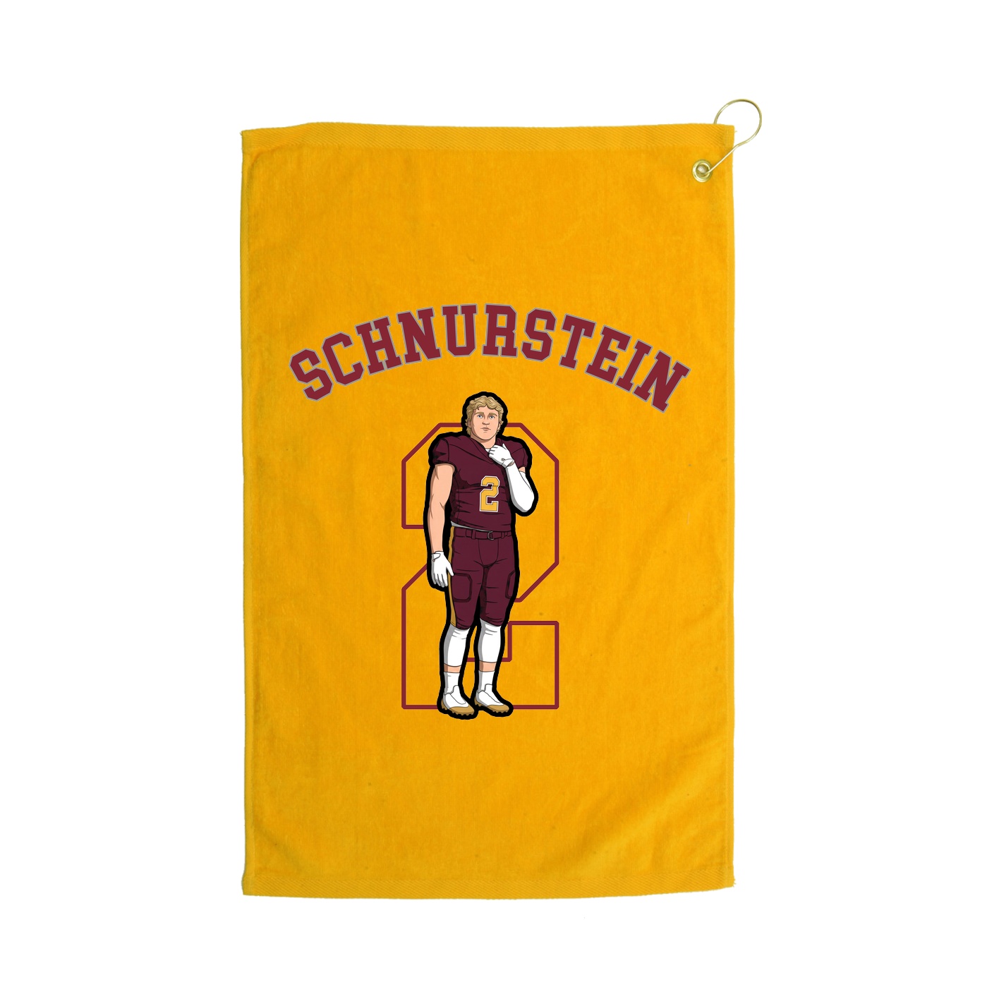 Golf Towel — Shirsey Arch in Gold