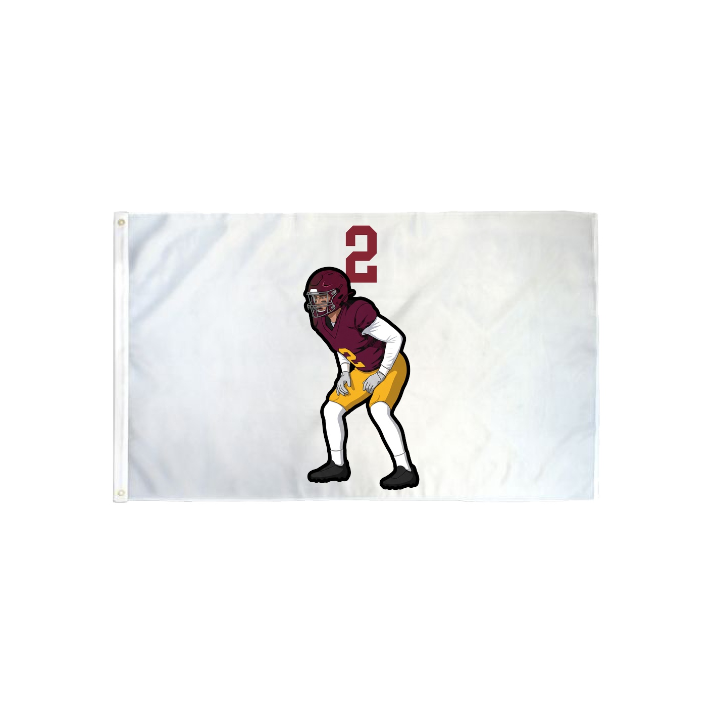3x5 Flag — Number Top in Classic
