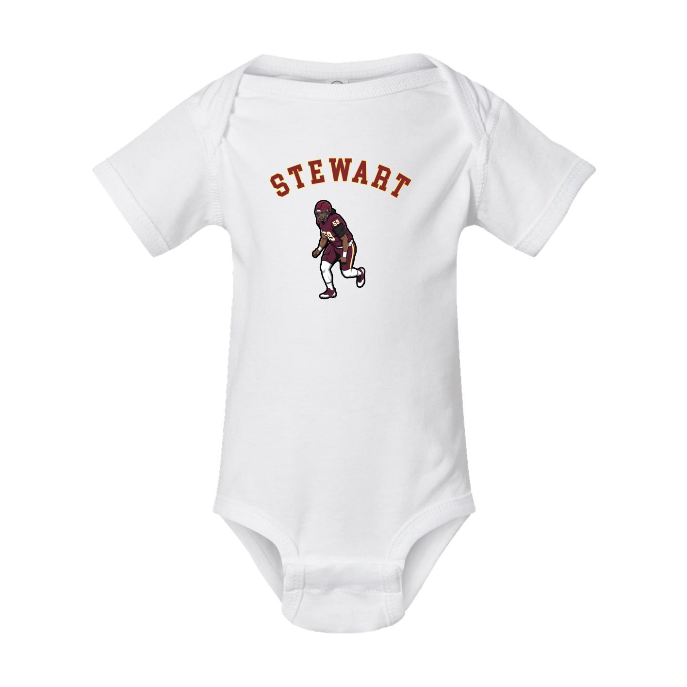 Baby Onesie — Shirsey Arch in White