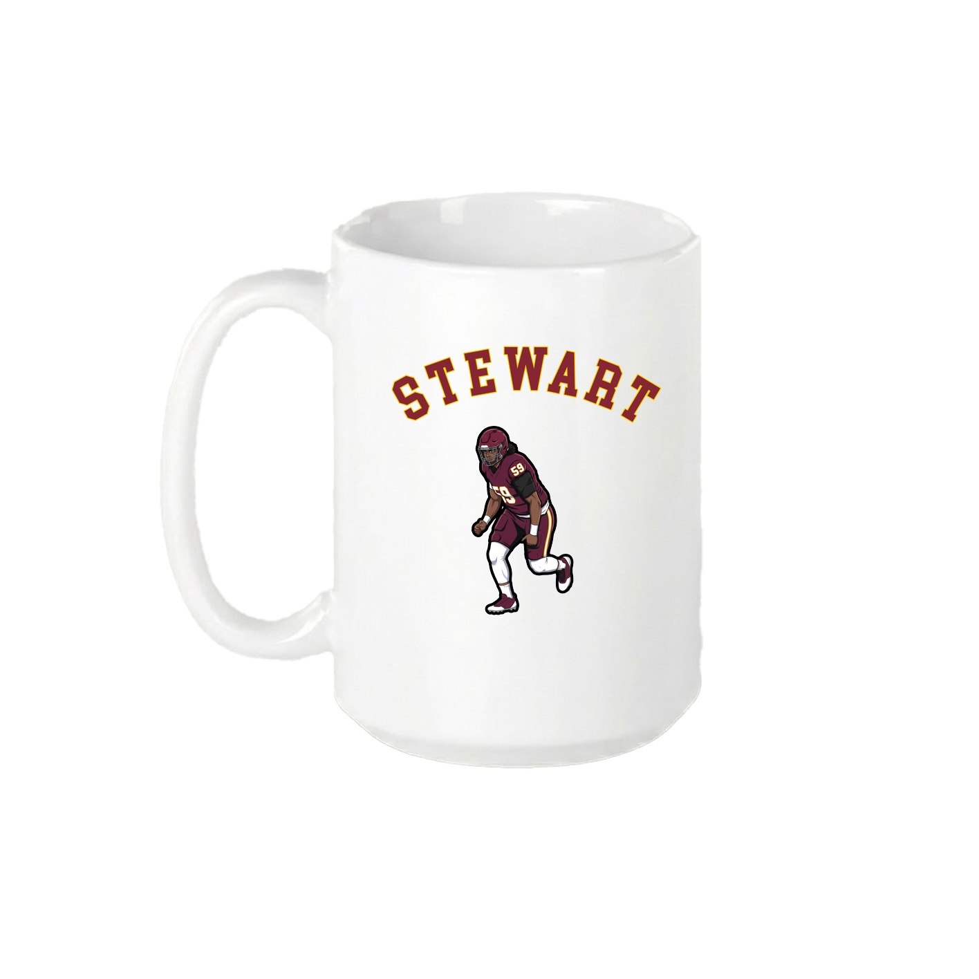 15oz Coffee Mug — Shirsey Arch in White