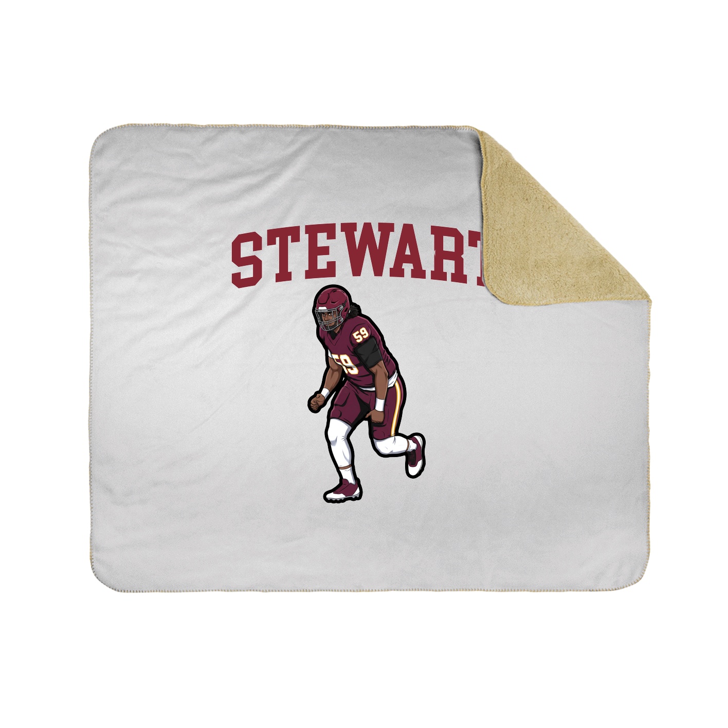 Throw Blanket — Shirsey in White