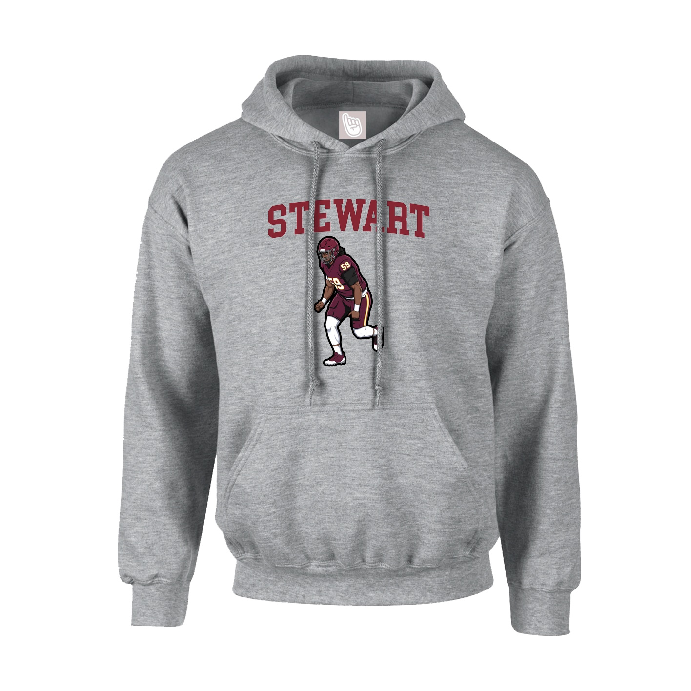 Hoodie — Shirsey in Grey
