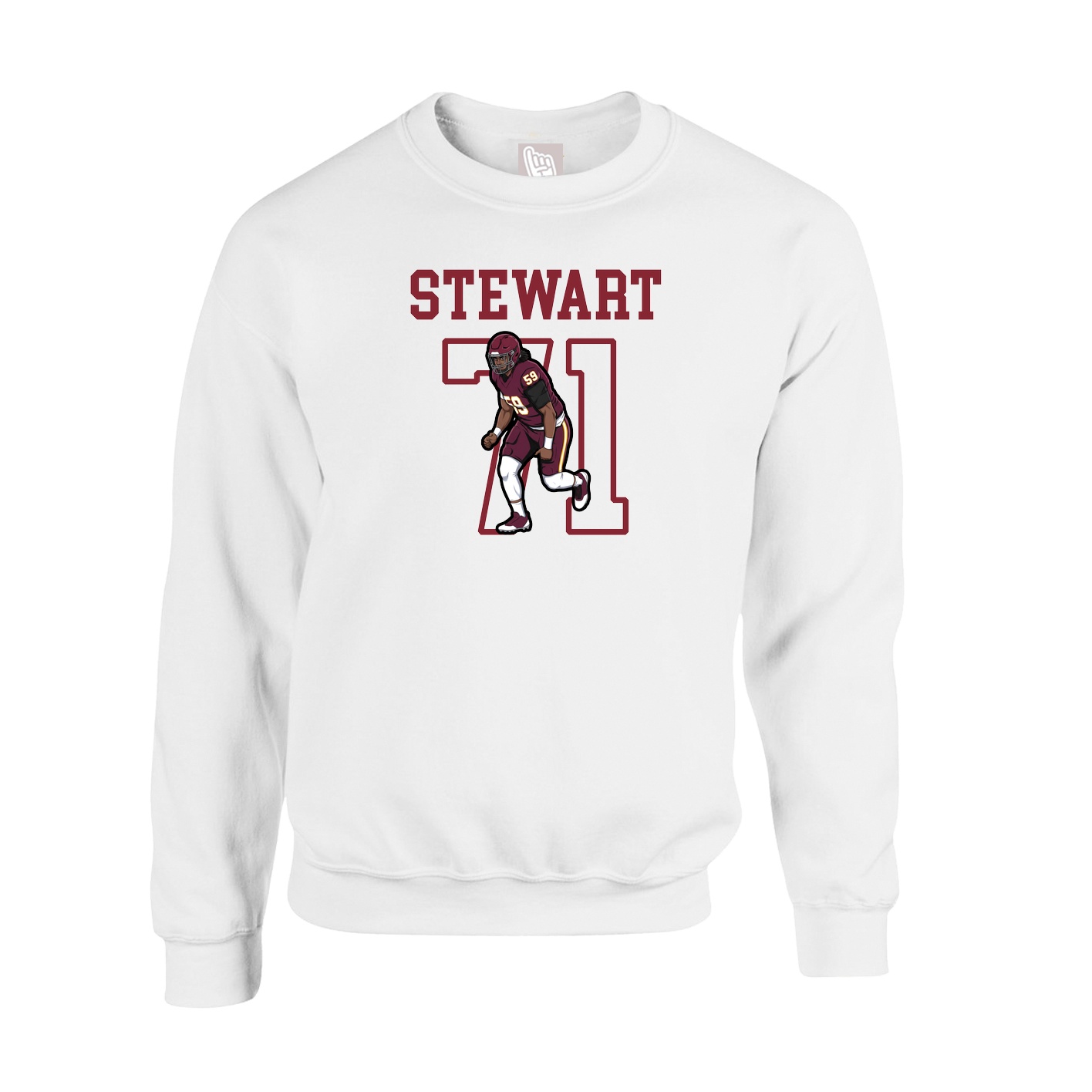 Fleece Crew — Shirsey in White