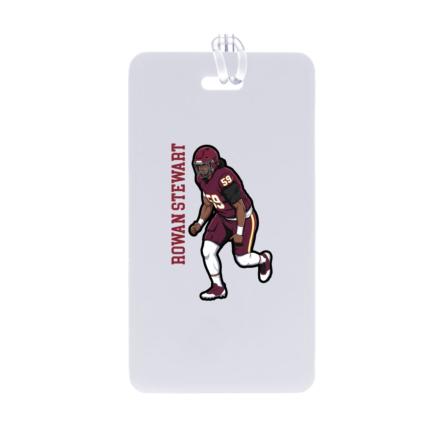 Bag Tag — Name Vertical in Classic