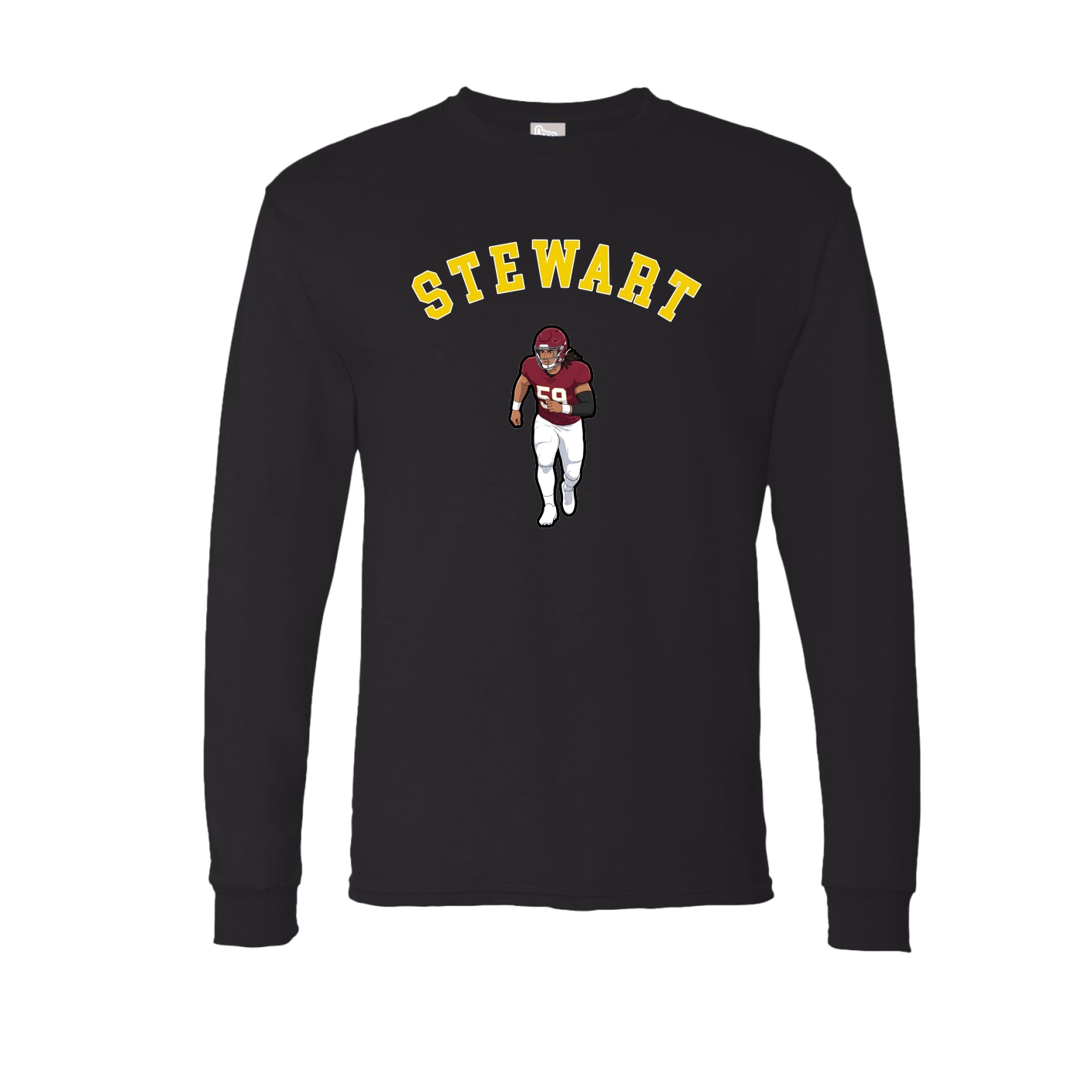 Long Sleeve Tee — Shirsey Arch in Black