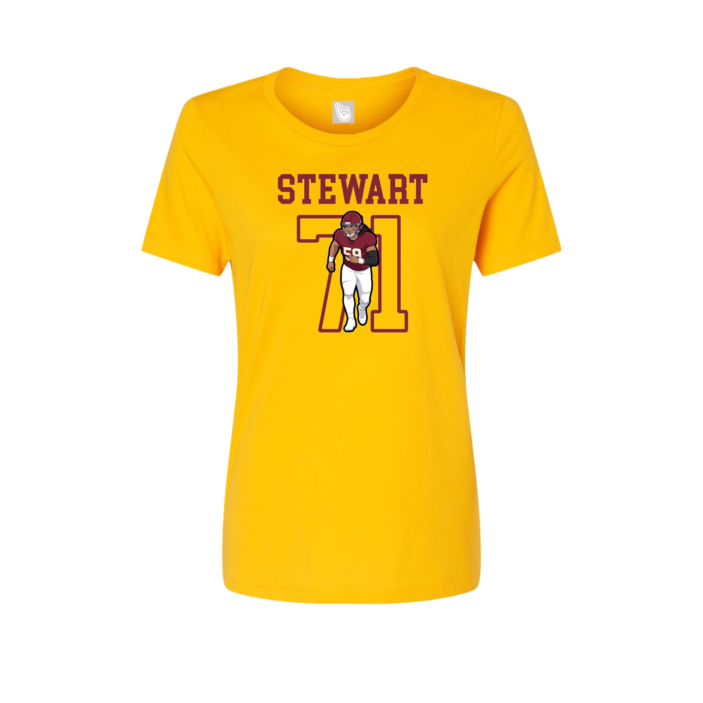 Fitted Women's Tee — Shirsey in Gold