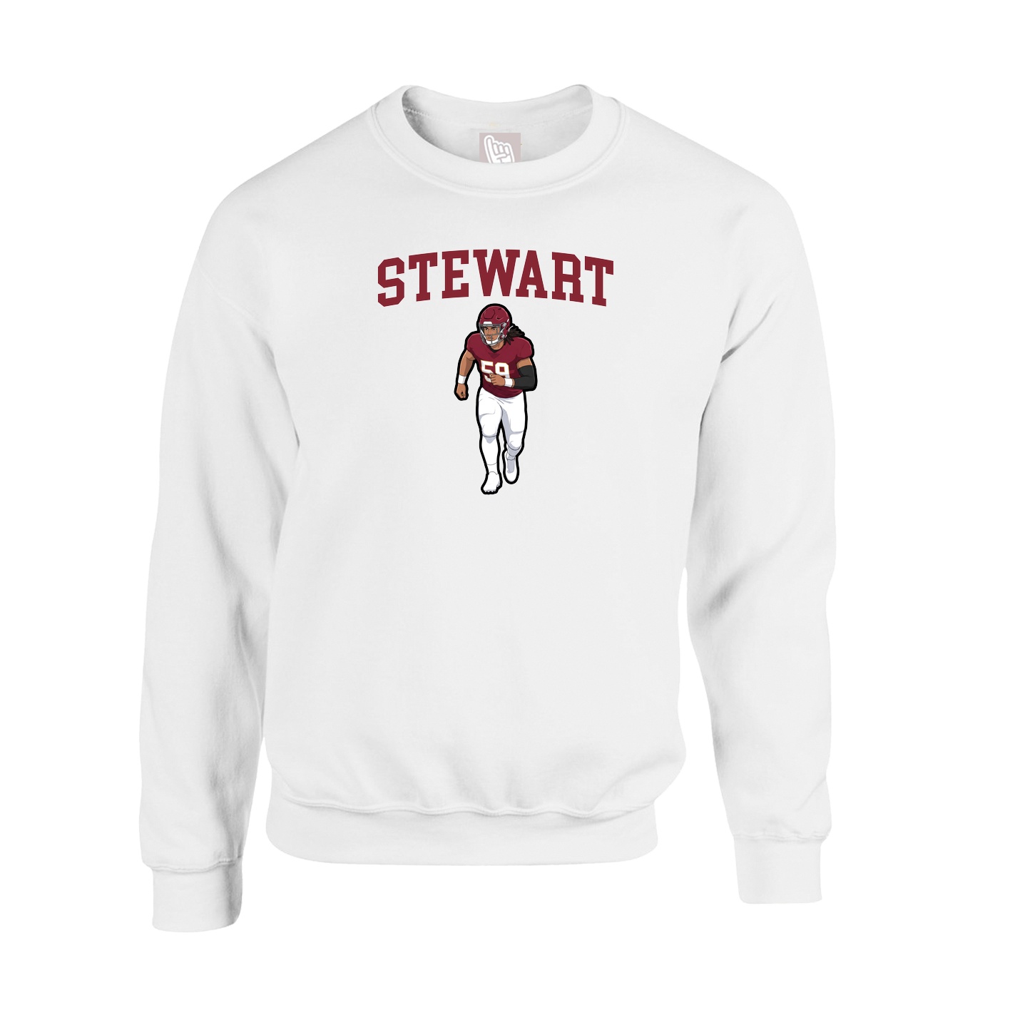 Fleece Crew — Shirsey in White