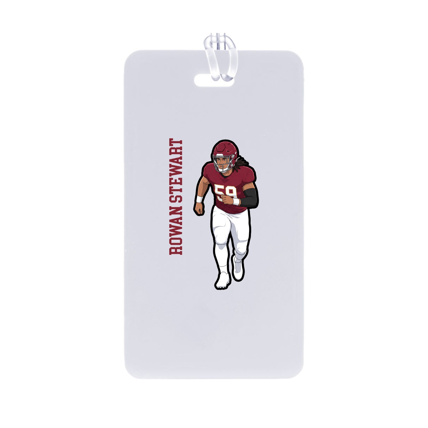 Bag Tag — Name Vertical in Classic