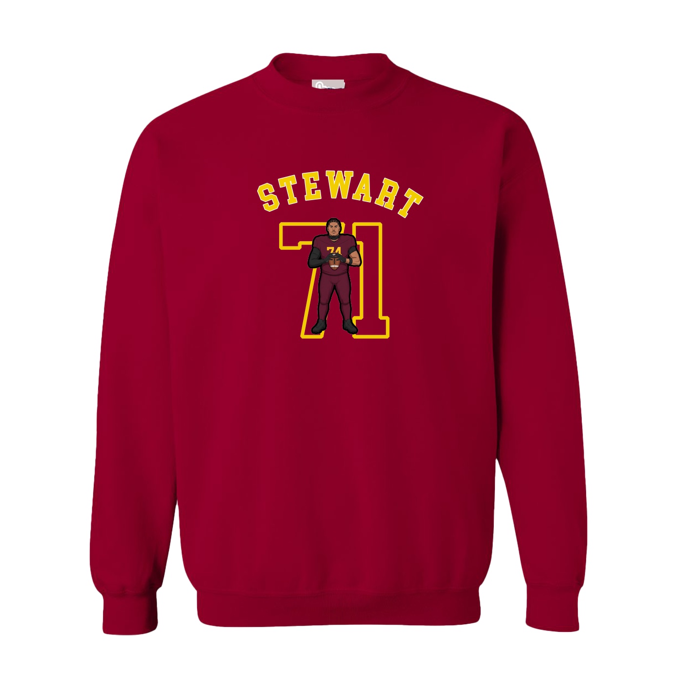 Fleece Crew — Shirsey Arch in Cardinal