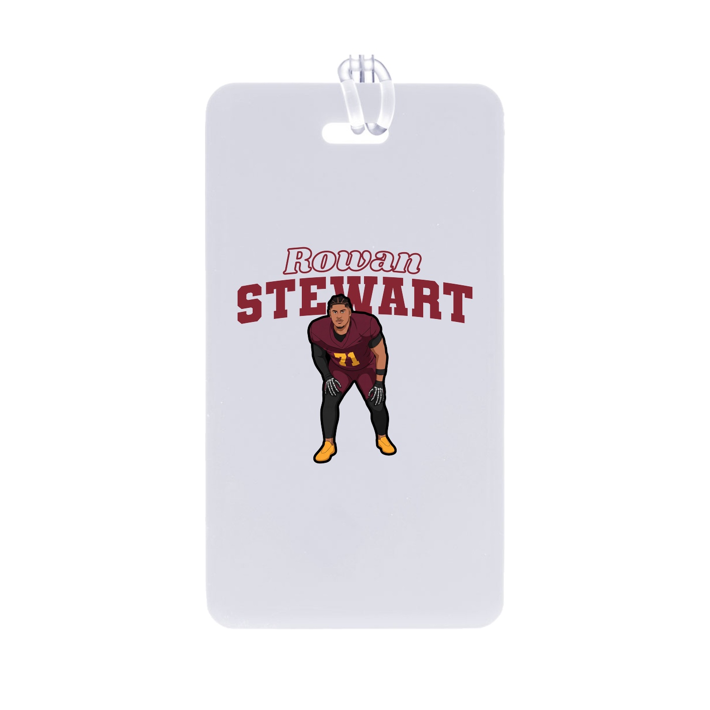 Bag Tag — Name Arch in Classic