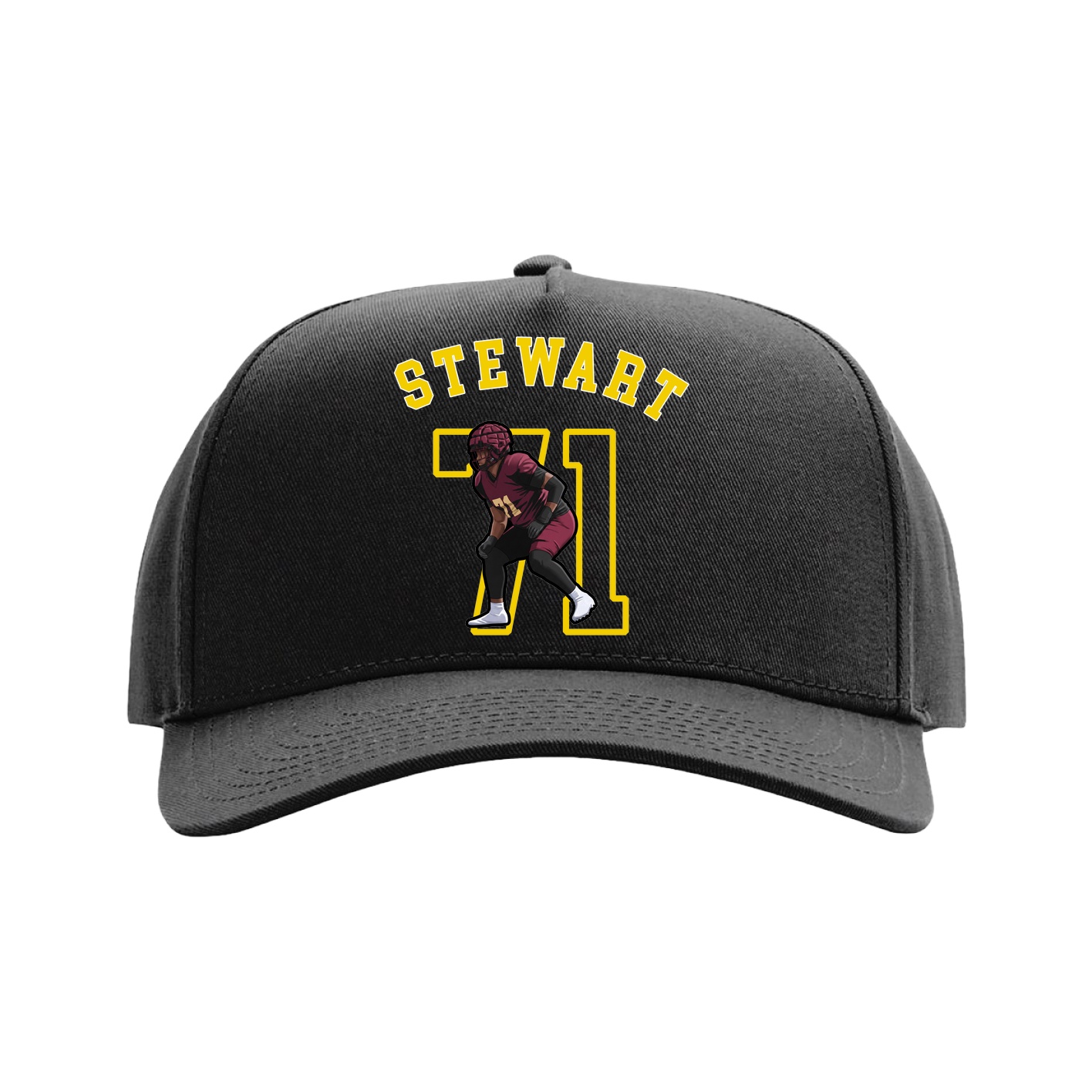 Full Fabric Five-Panel Champ Cap