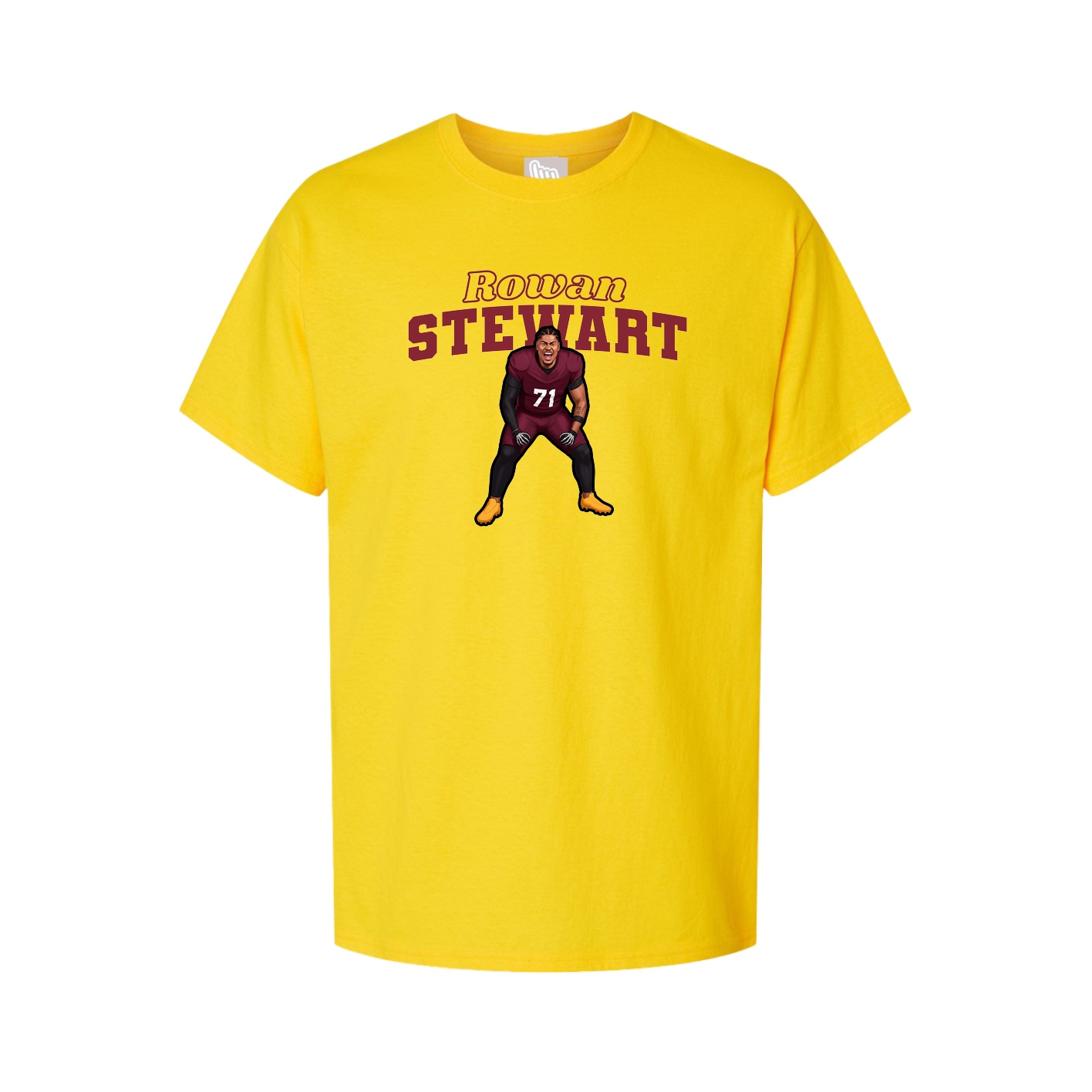 Tee — Name Arch in Gold