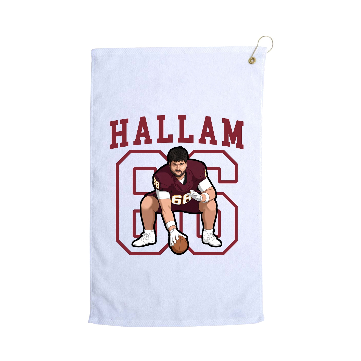 Golf Towel — Shirsey in White