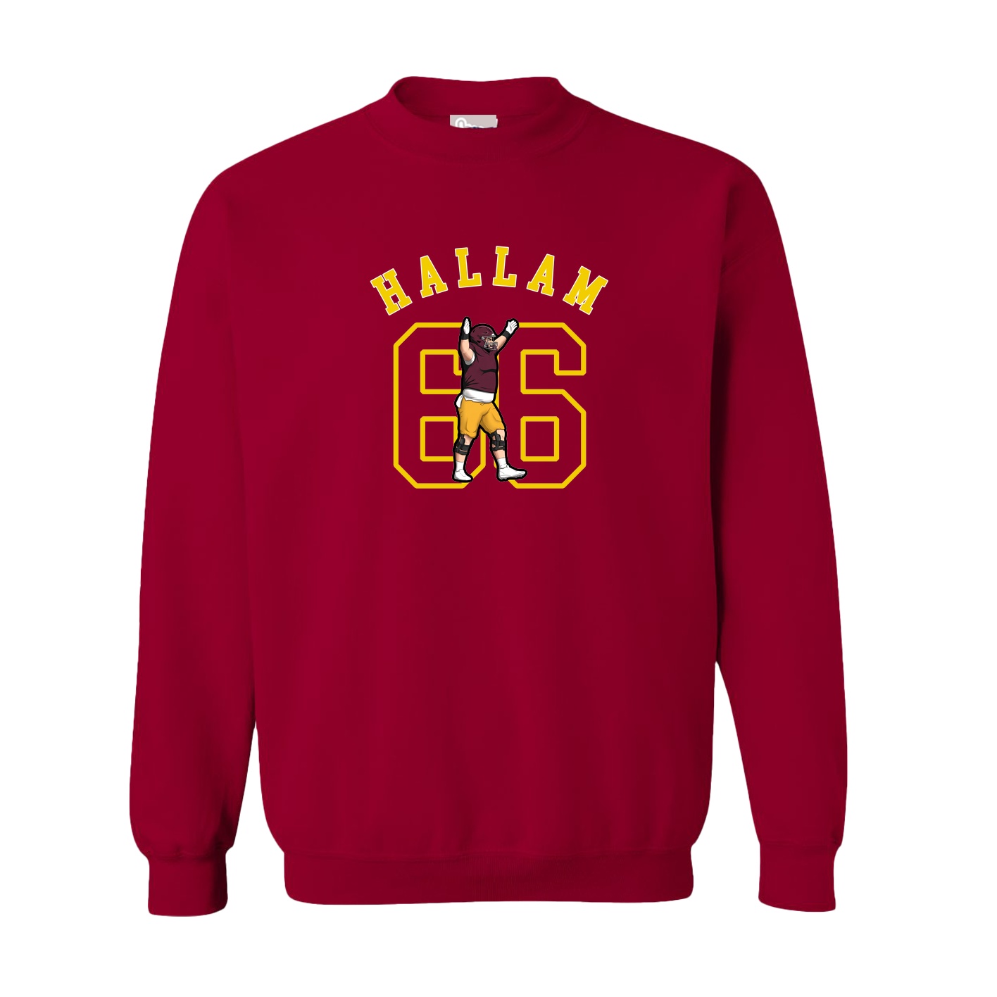 Fleece Crew — Shirsey Arch in Cardinal