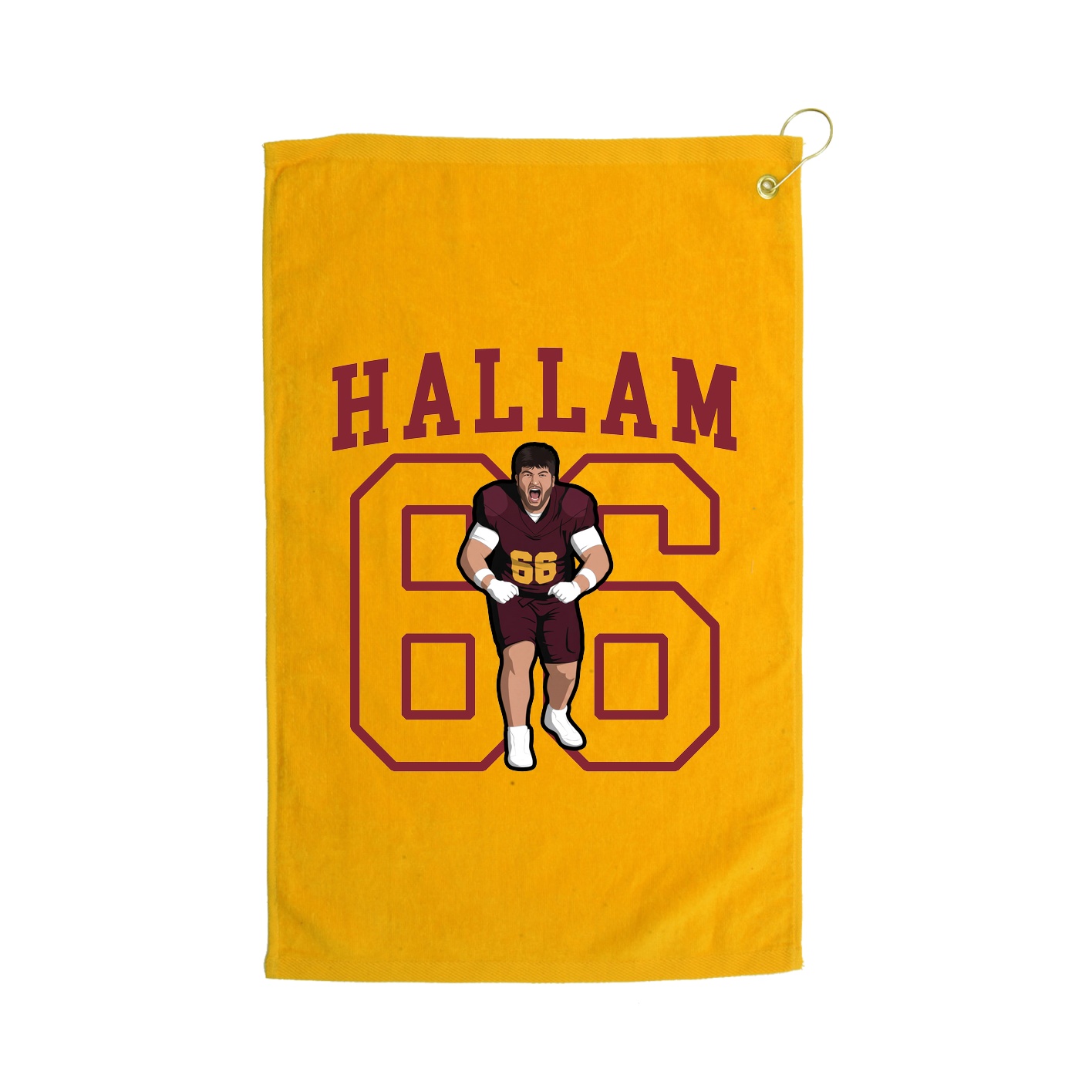 Golf Towel — Shirsey in Gold