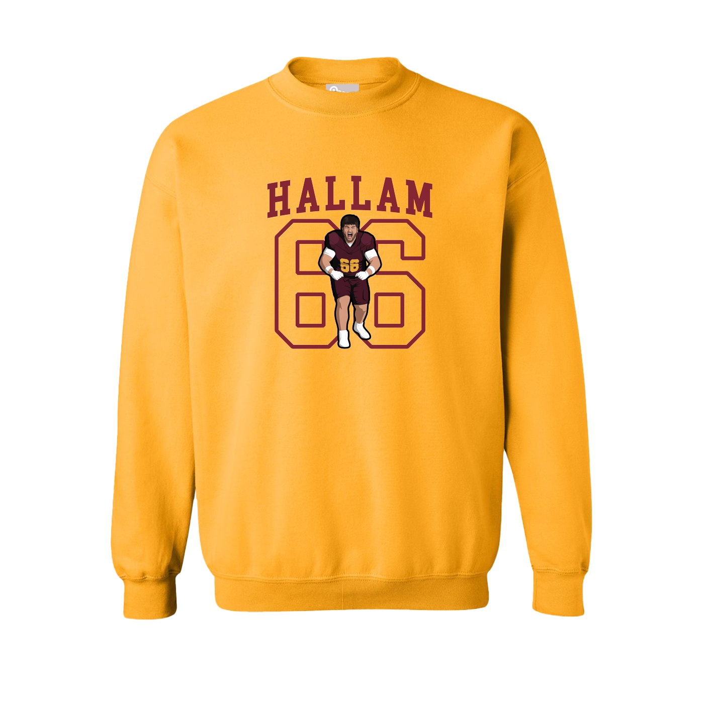 Fleece Crew — Shirsey in Gold