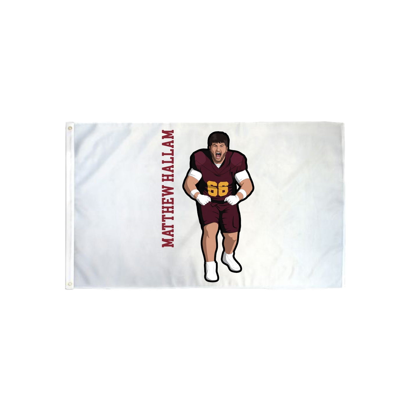 3x5 Flag — Name Vertical in Classic
