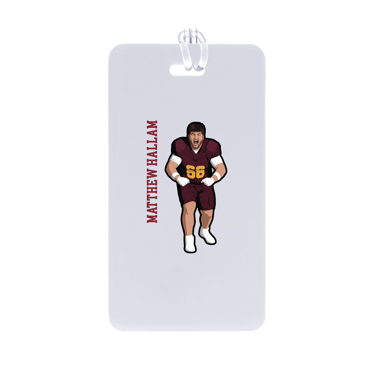 Bag Tag — Name Vertical in Classic