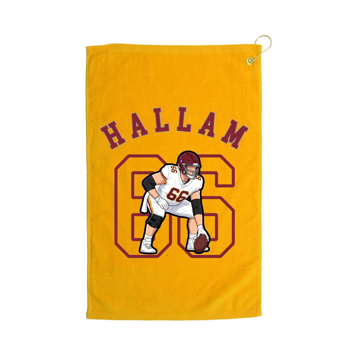 Golf Towel — Shirsey Arch in Gold