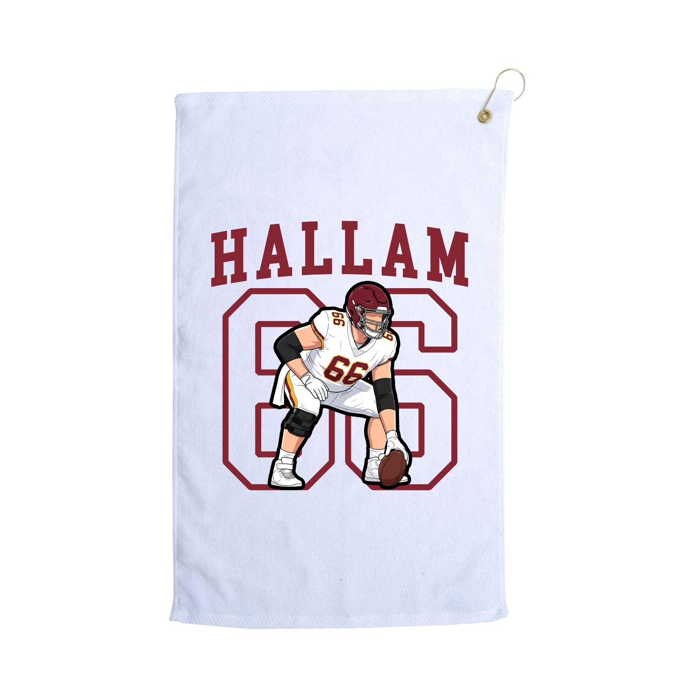 Golf Towel — Shirsey in White