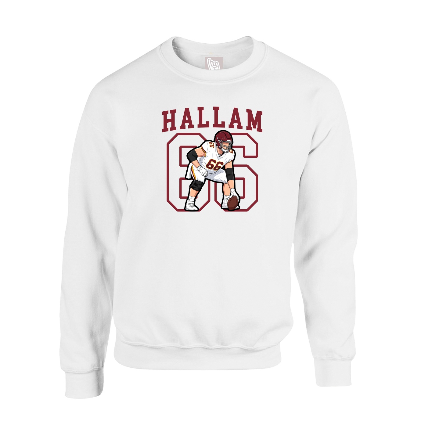 Fleece Crew — Shirsey in White