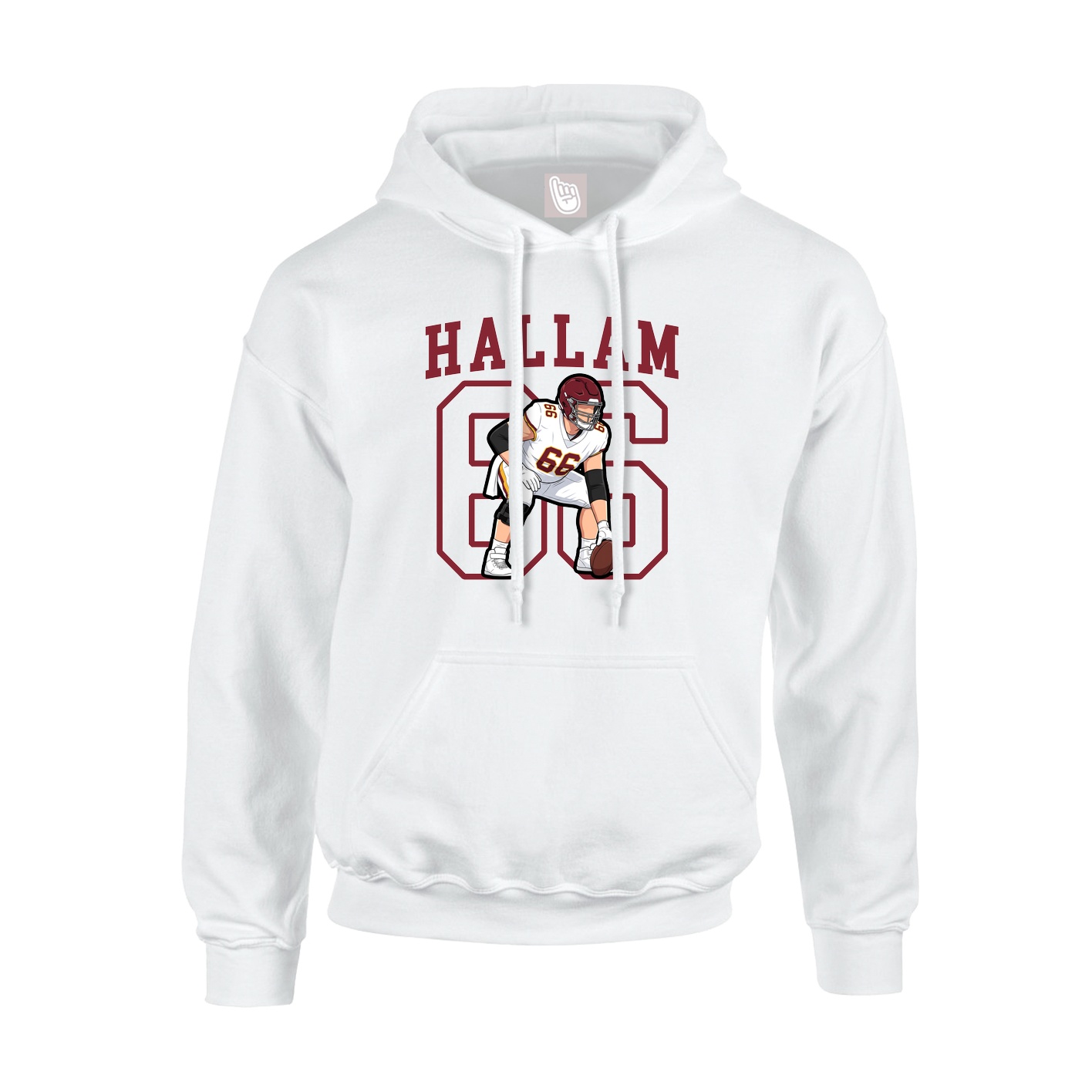 Youth Hoodie — Shirsey in White