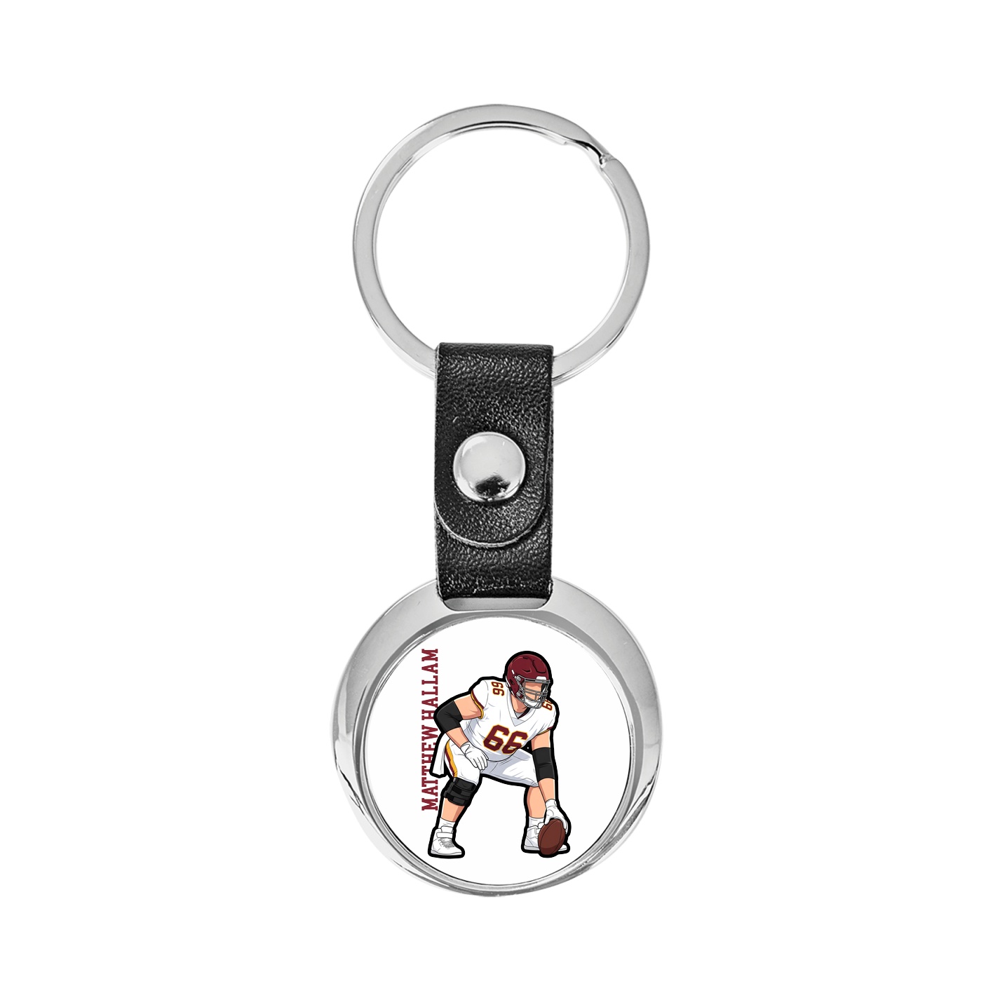 Key Chain — Name Vertical in Classic