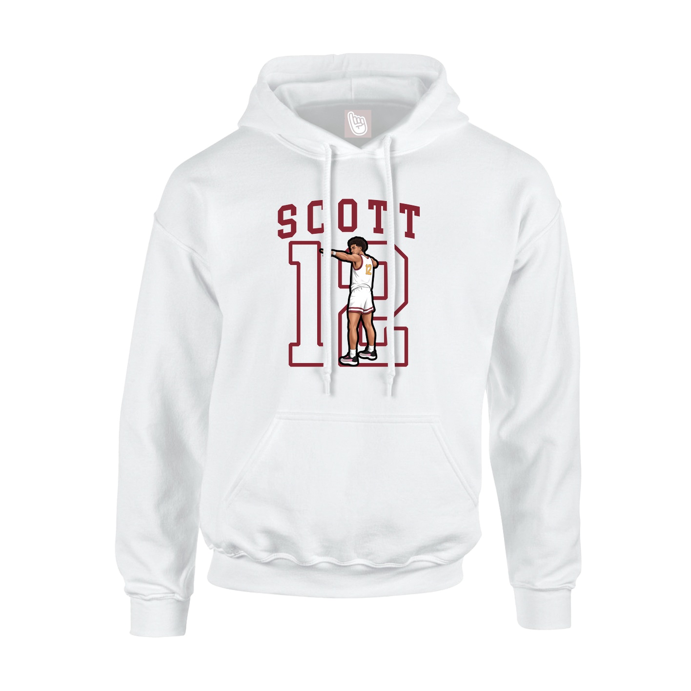 Youth Hoodie — Shirsey in White