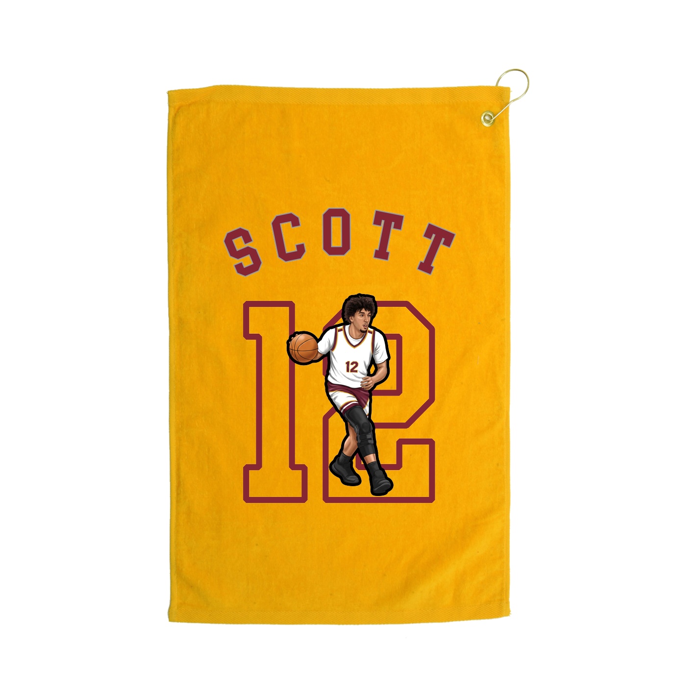 Golf Towel — Shirsey Arch in Gold