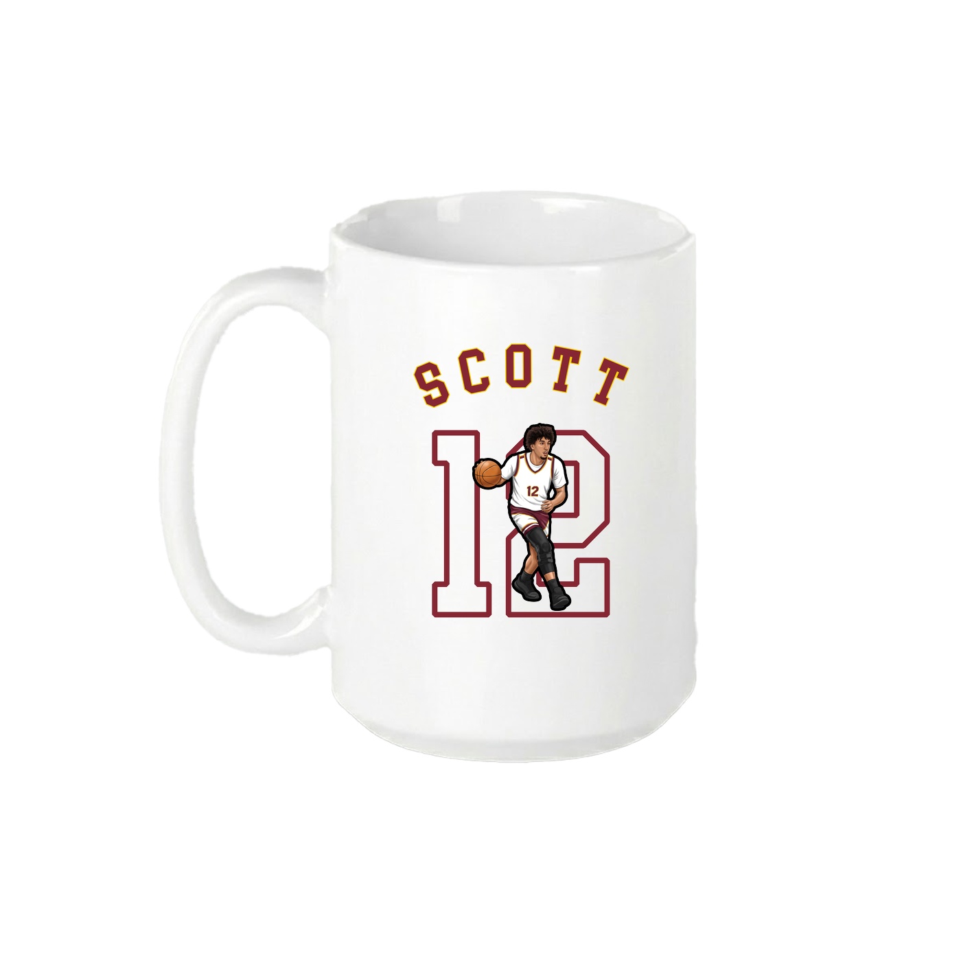 15oz Coffee Mug — Shirsey Arch in White