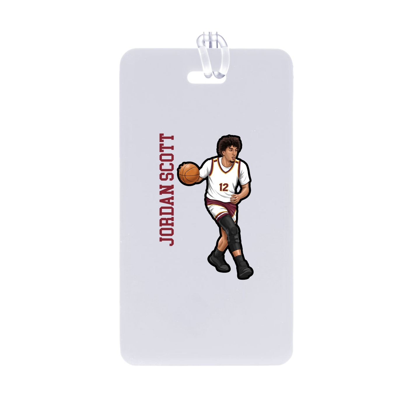 Bag Tag — Name Vertical in Classic