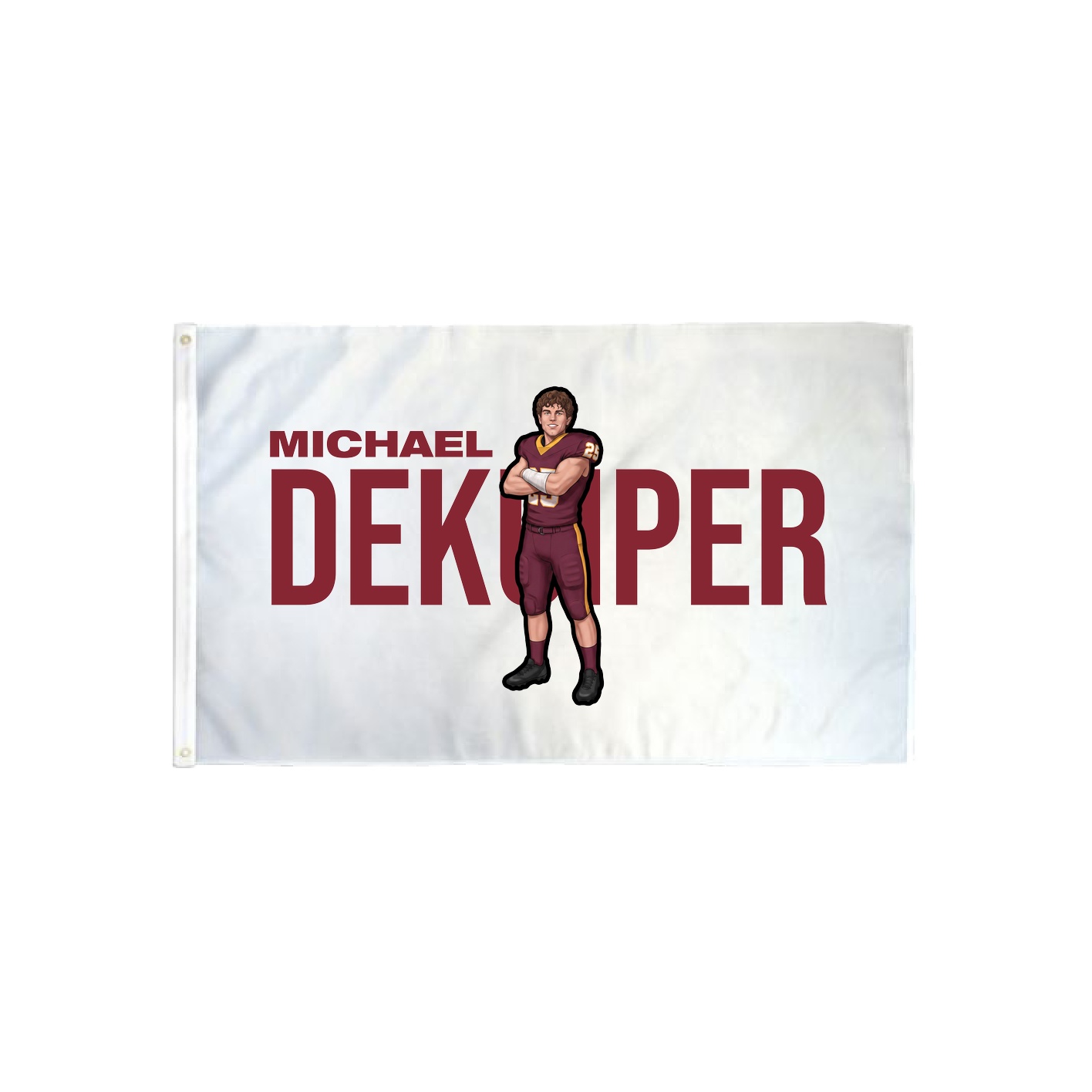 3x5 Flag — Player Name in Classic