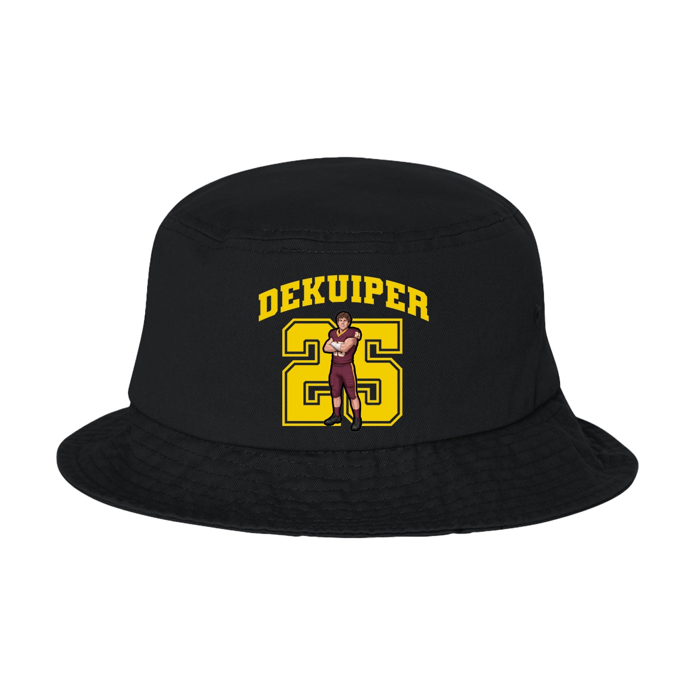 Bucket Cap — Number in Black